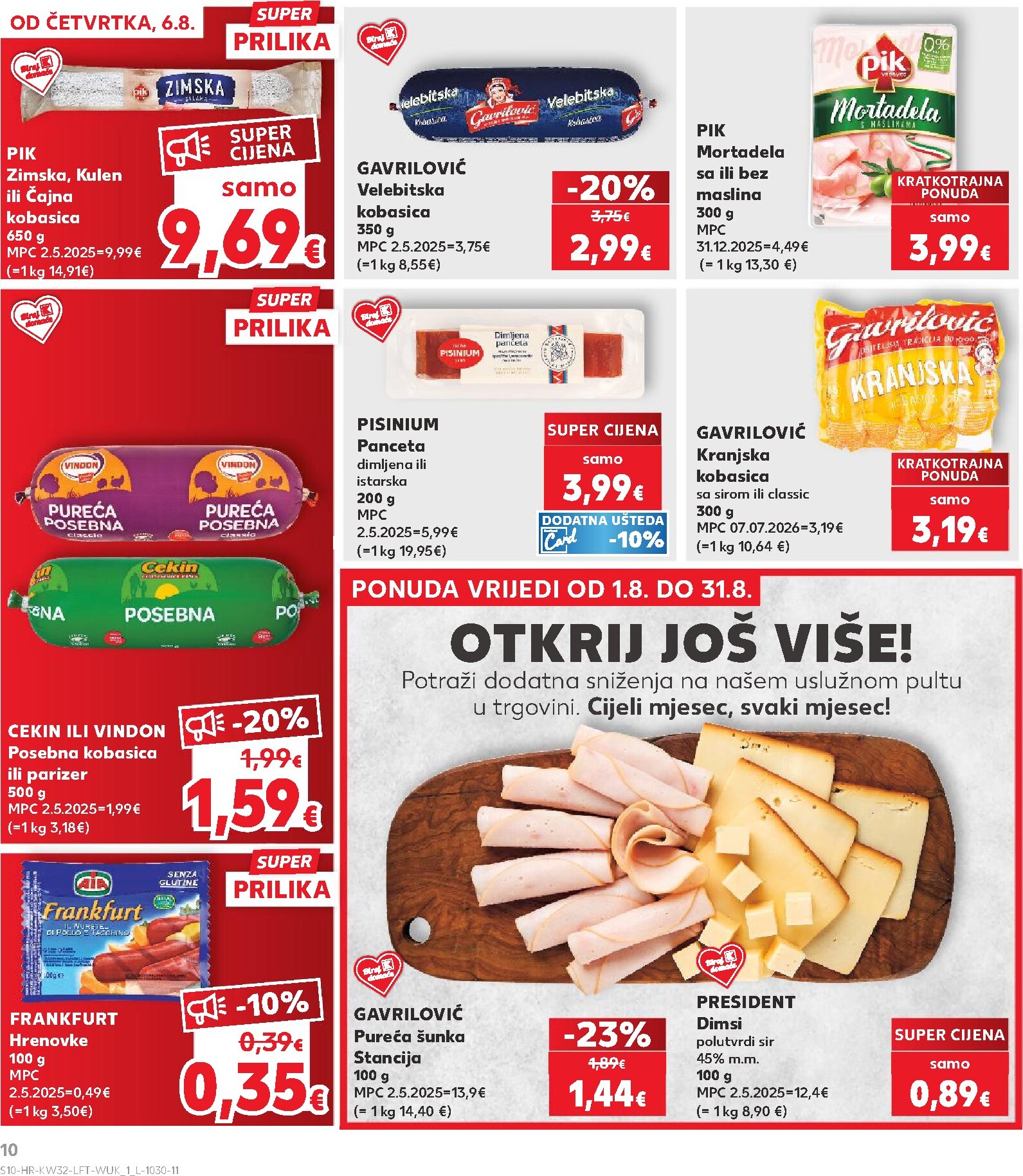 kaufland - Novi Kaufland katalog od četvrtka, 06.08.2026 do utorka, 11.08.2026 - page: 10