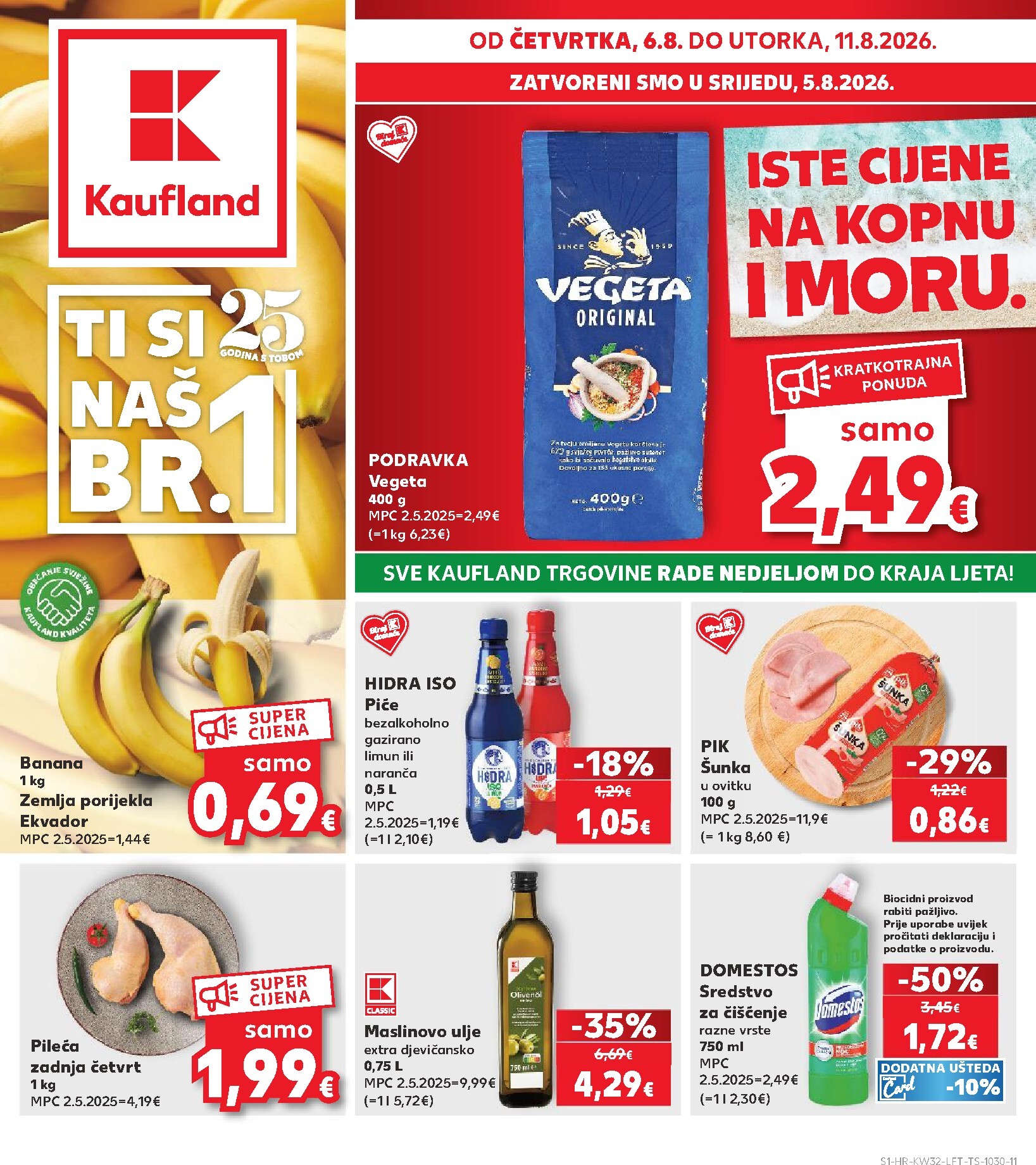 kaufland - Novi Kaufland katalog od četvrtka, 06.08.2026 do utorka, 11.08.2026