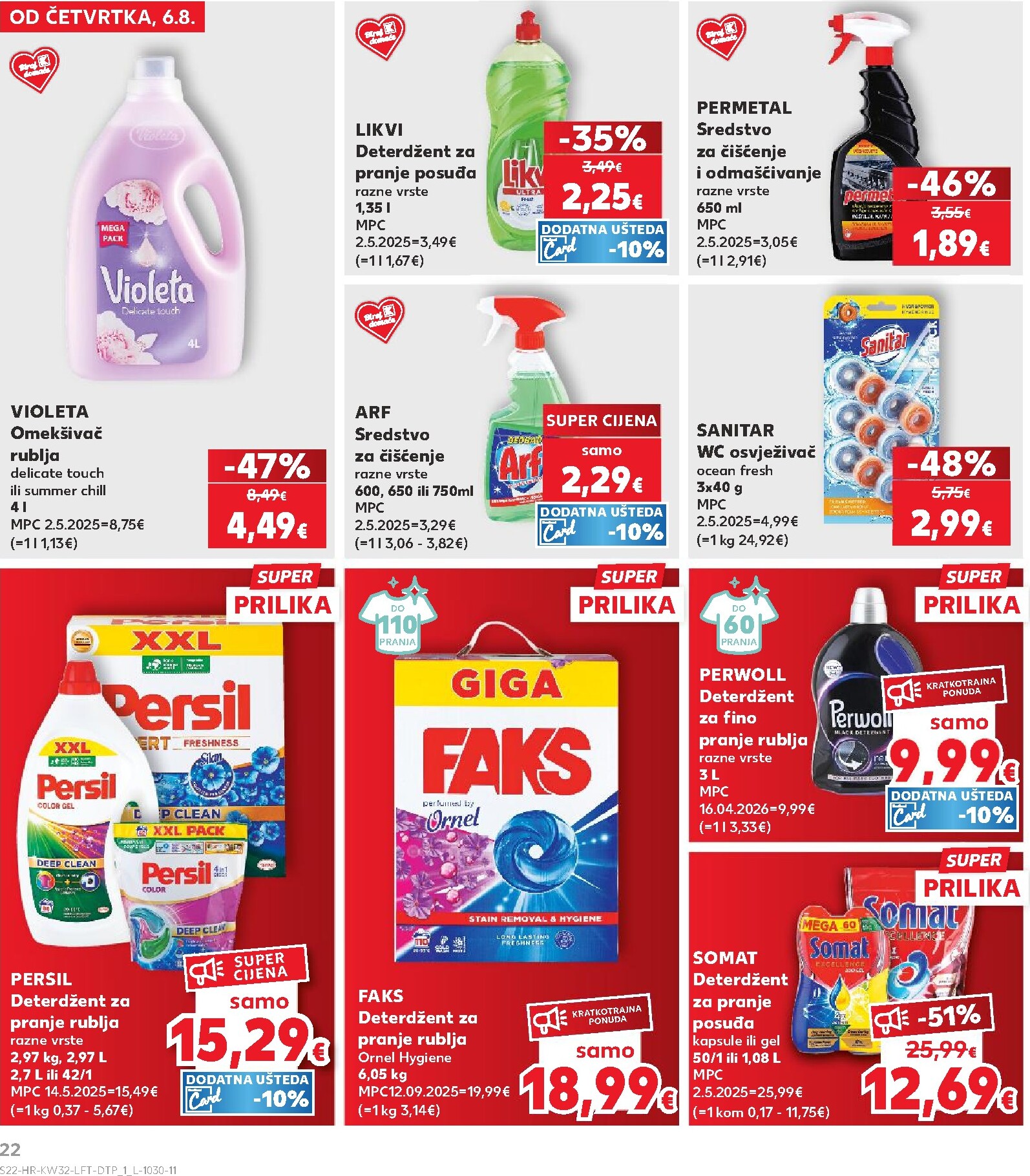kaufland - Novi Kaufland katalog od četvrtka, 06.08.2026 do utorka, 11.08.2026 - page: 22