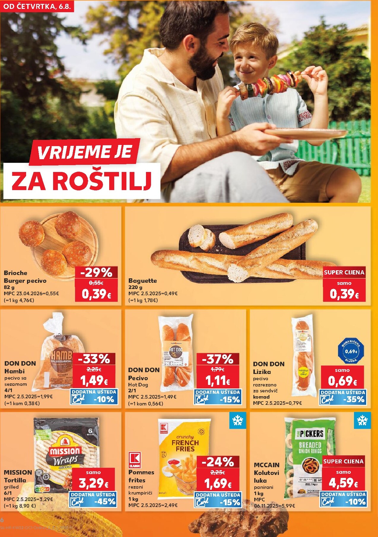 kaufland - Novi Kaufland - Iste cijene na kopnu i moru katalog od četvrtka, 06.08.2026 do utorka, 11.08.2026 - page: 6