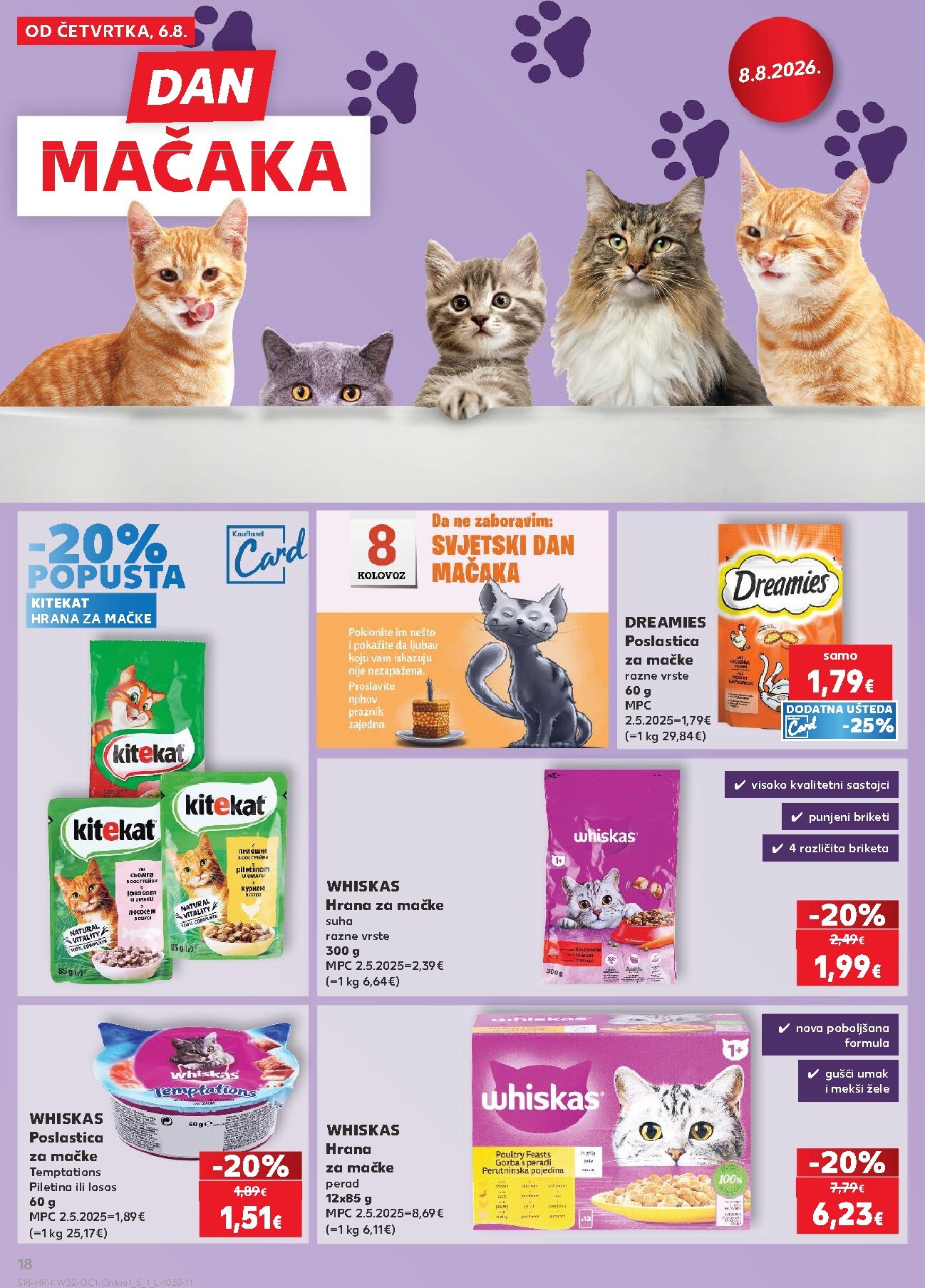 kaufland - Novi Kaufland - Iste cijene na kopnu i moru katalog od četvrtka, 06.08.2026 do utorka, 11.08.2026 - page: 18