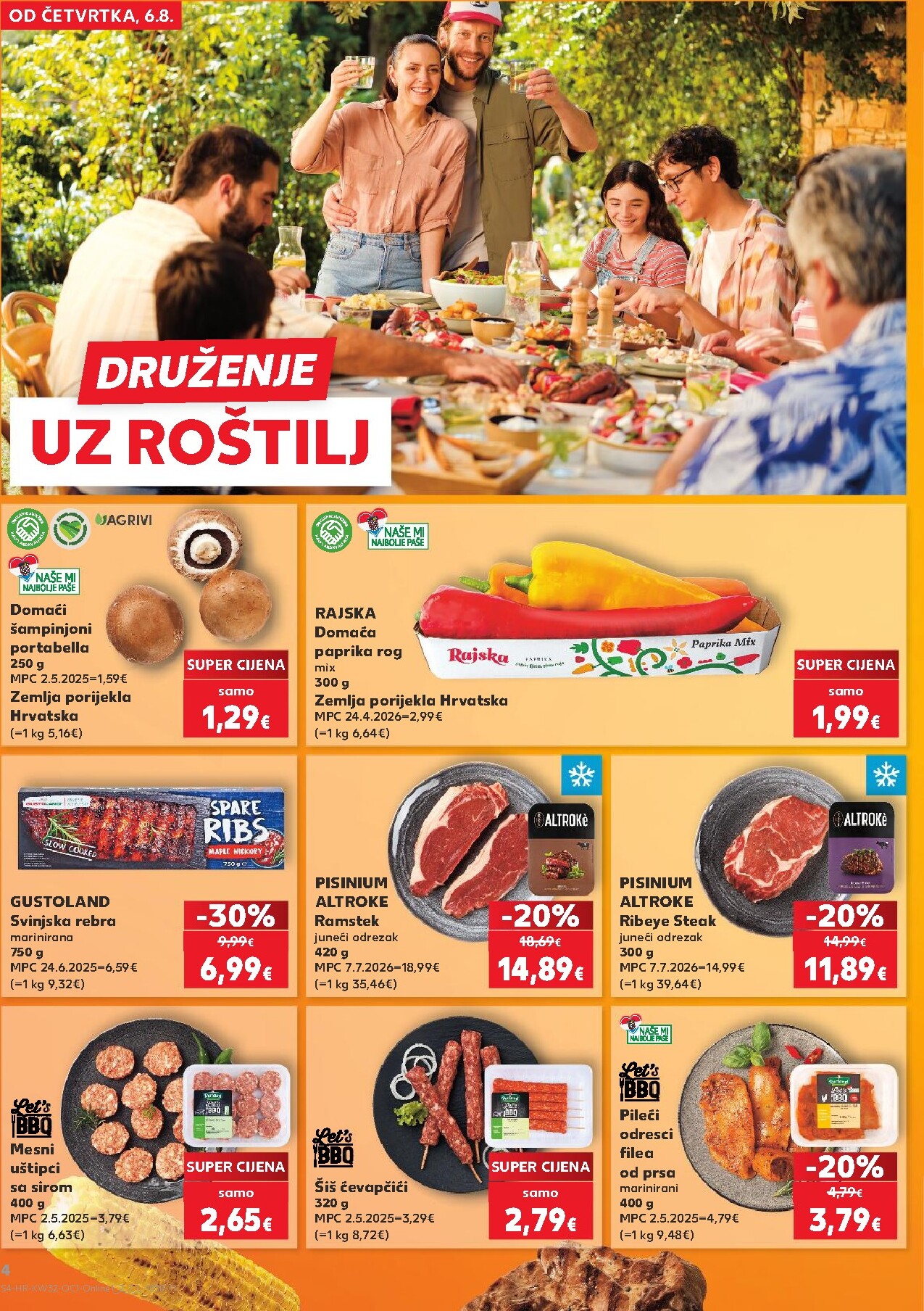 kaufland - Novi Kaufland - Iste cijene na kopnu i moru katalog od četvrtka, 06.08.2026 do utorka, 11.08.2026 - page: 4