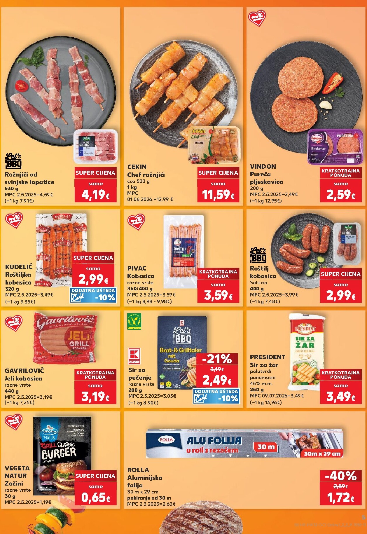 kaufland - Novi Kaufland - Iste cijene na kopnu i moru katalog od četvrtka, 06.08.2026 do utorka, 11.08.2026 - page: 5
