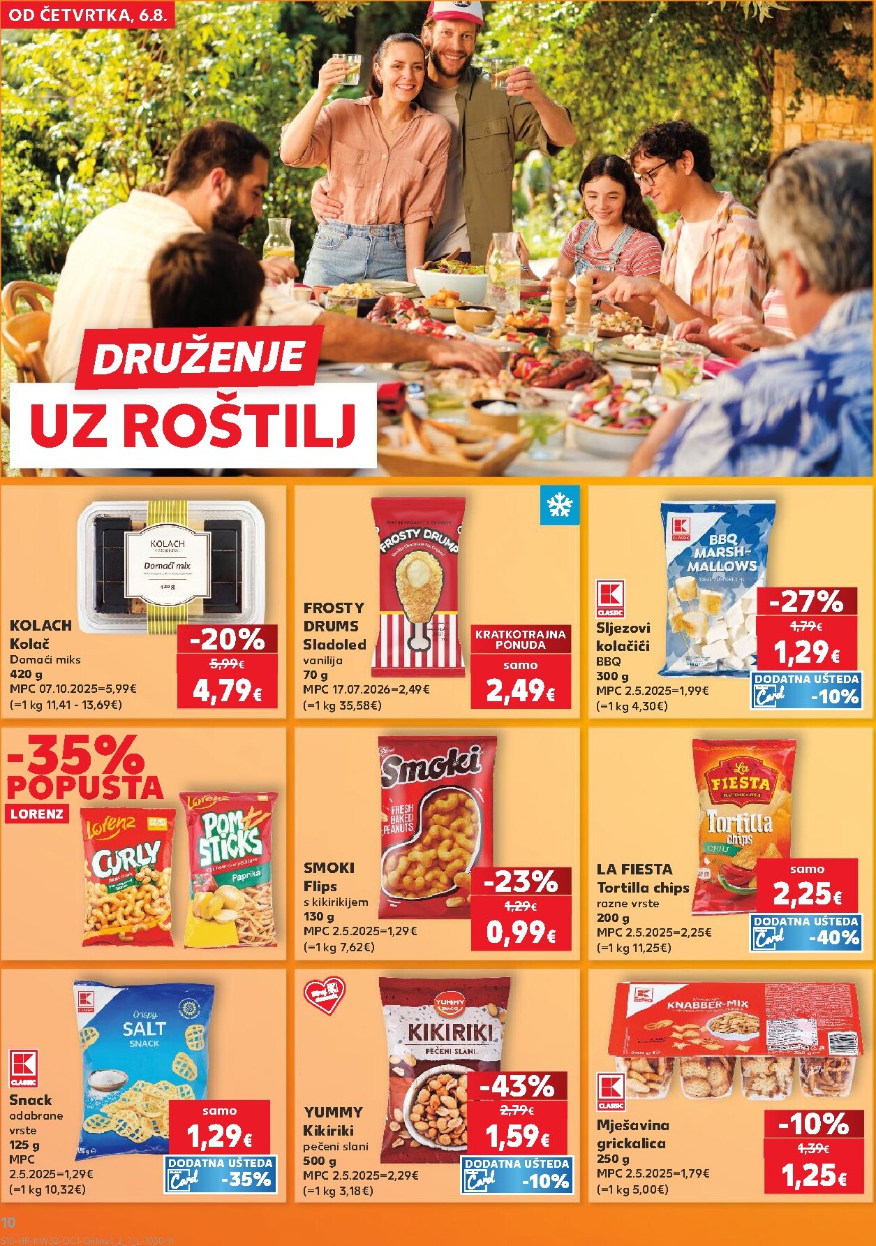 kaufland - Novi Kaufland - Iste cijene na kopnu i moru katalog od četvrtka, 06.08.2026 do utorka, 11.08.2026 - page: 10