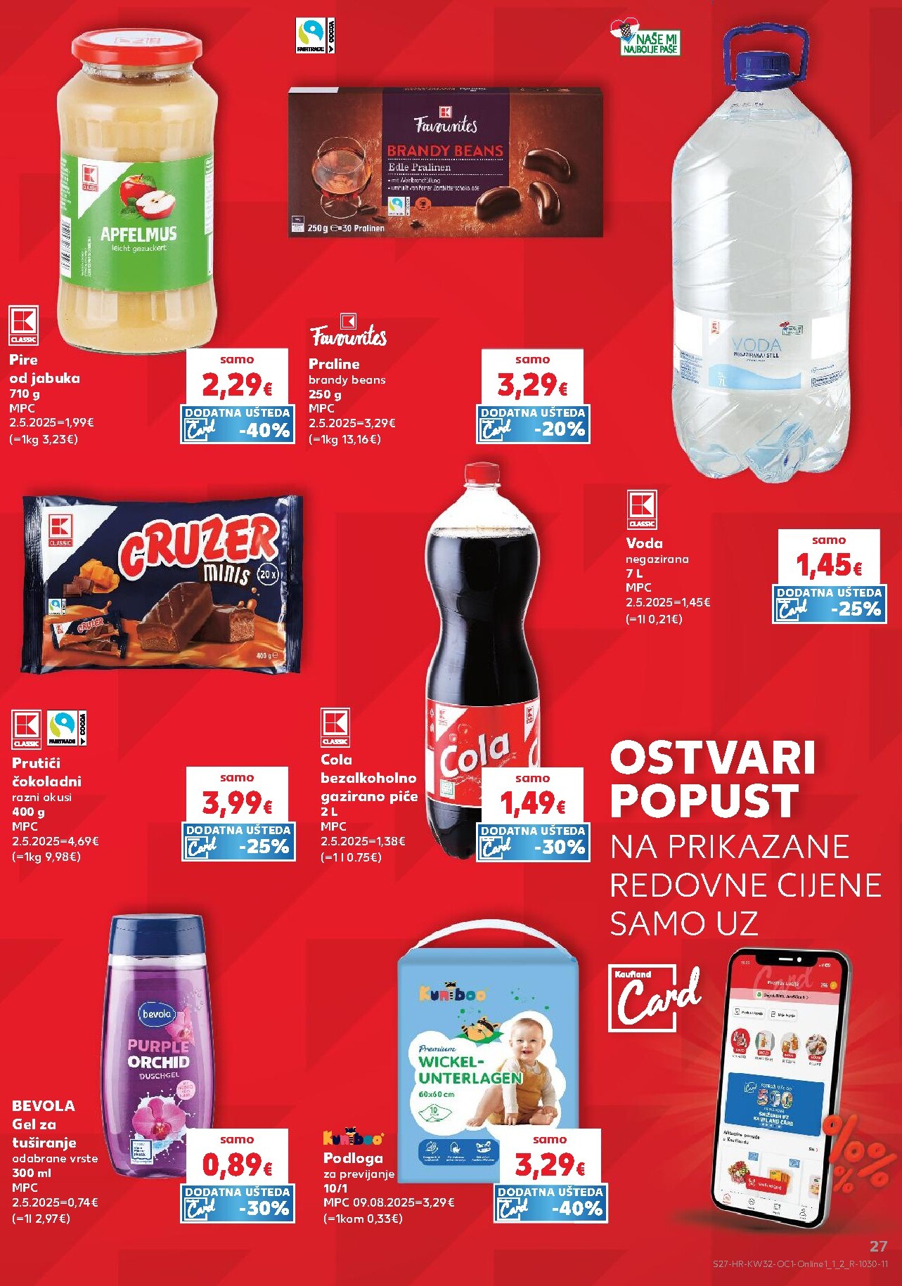 kaufland - Novi Kaufland - Iste cijene na kopnu i moru katalog od četvrtka, 06.08.2026 do utorka, 11.08.2026 - page: 27