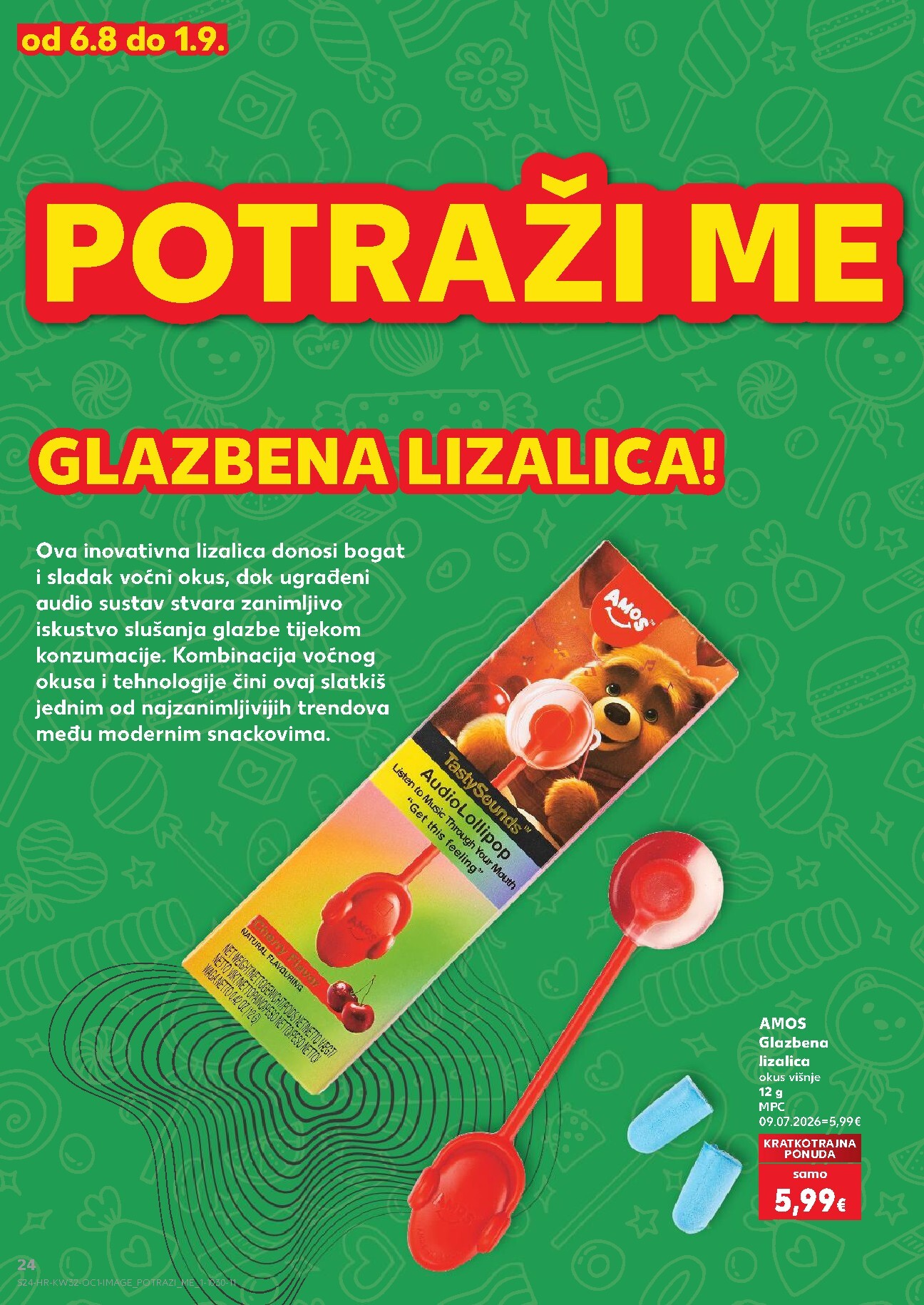 kaufland - Novi Kaufland - Iste cijene na kopnu i moru katalog od četvrtka, 06.08.2026 do utorka, 11.08.2026 - page: 24