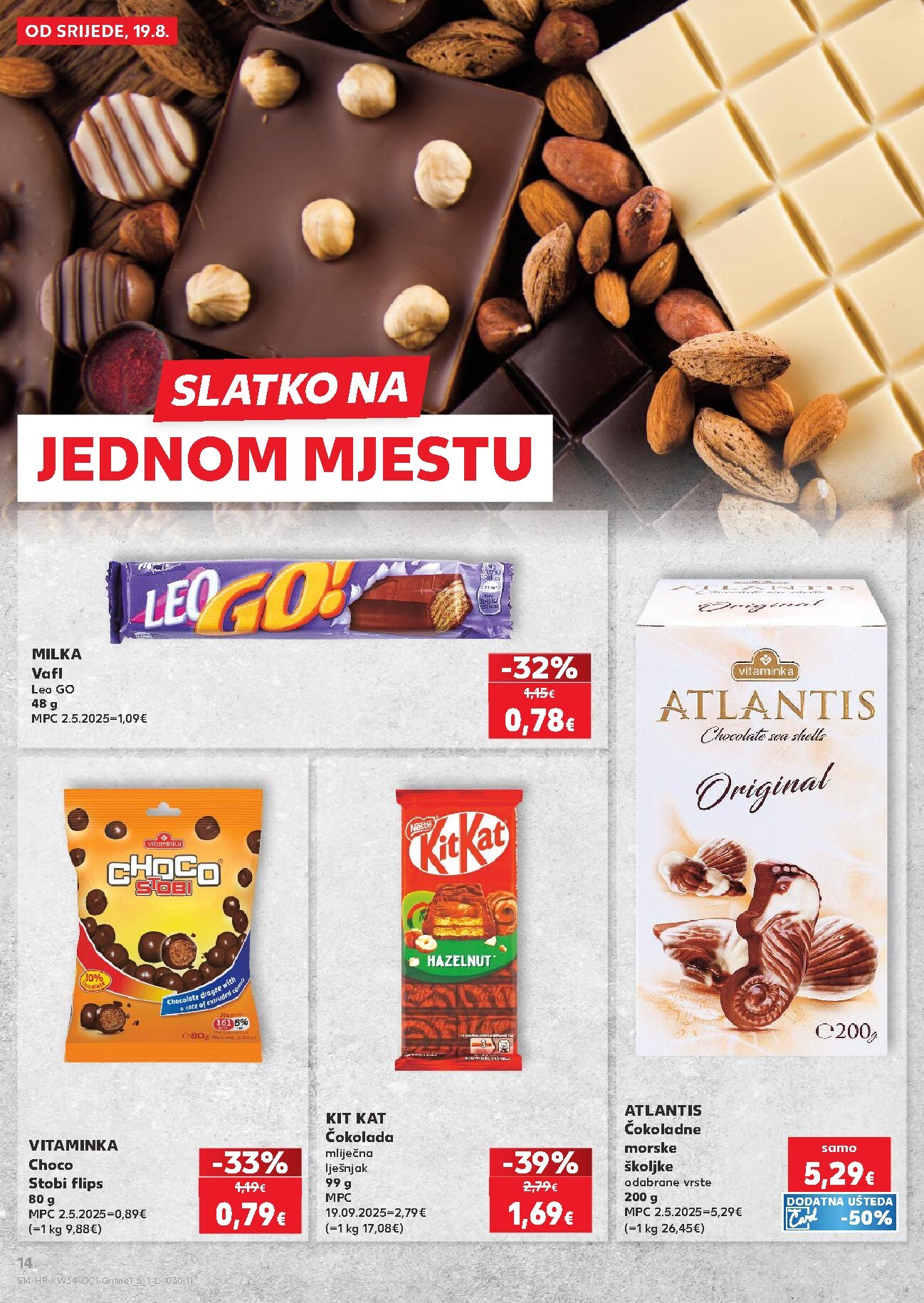 kaufland - Novi Kaufland - Iste cijene na kopnu i moru katalog od srijede, 19.08.2026 do utorka, 25.08.2026 - page: 14