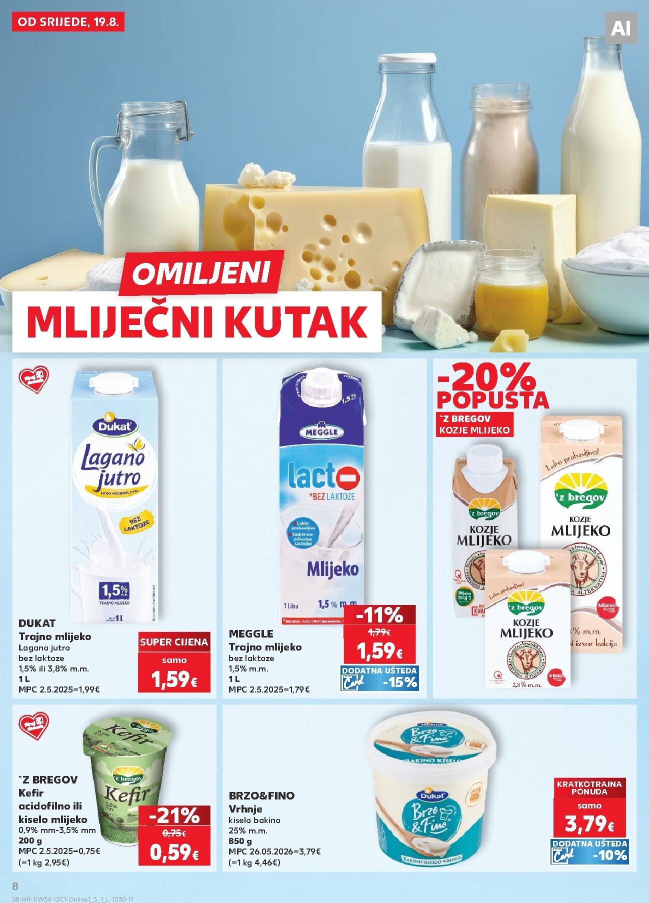 kaufland - Novi Kaufland - Iste cijene na kopnu i moru katalog od srijede, 19.08.2026 do utorka, 25.08.2026 - page: 8
