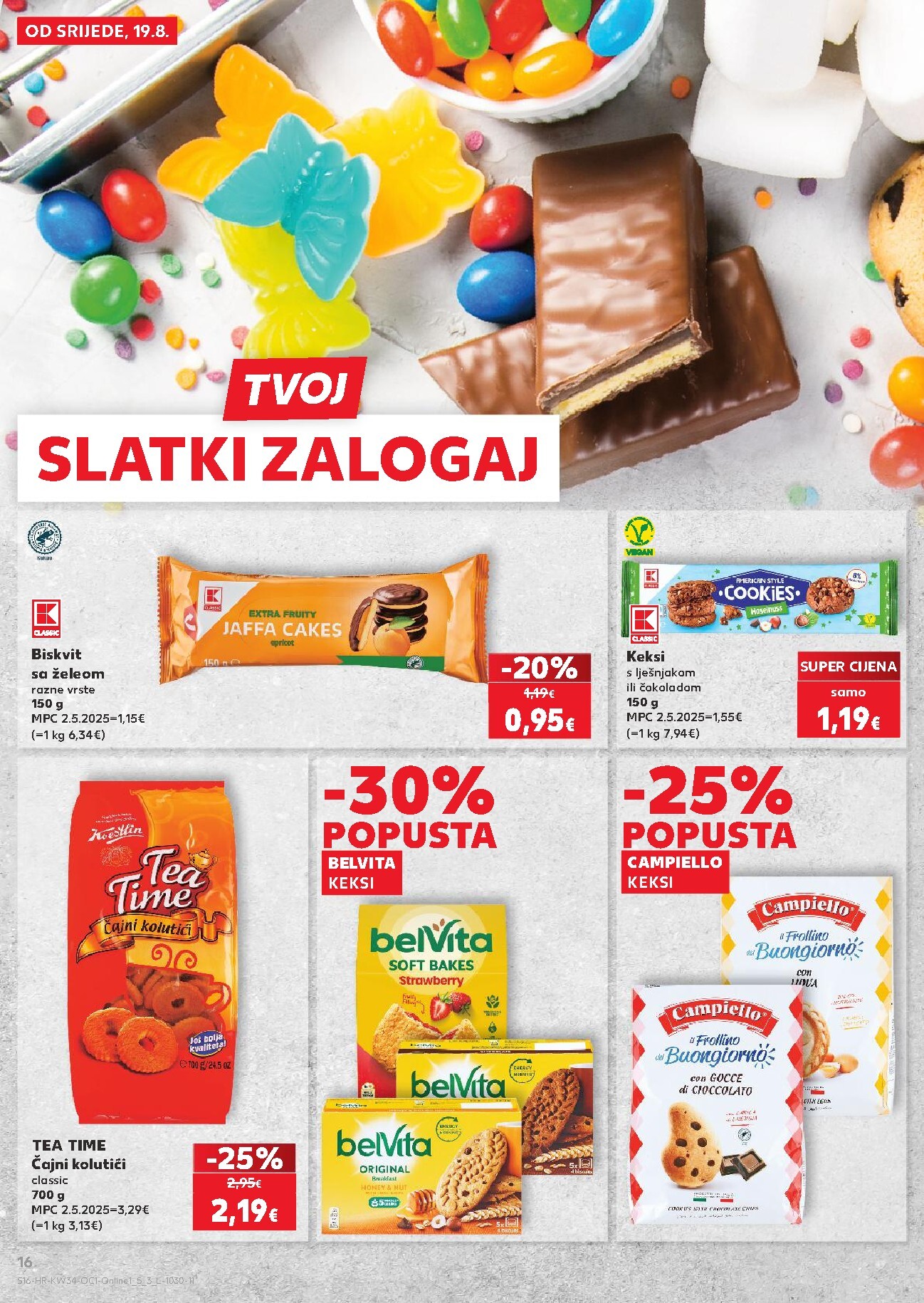 kaufland - Novi Kaufland - Iste cijene na kopnu i moru katalog od srijede, 19.08.2026 do utorka, 25.08.2026 - page: 16