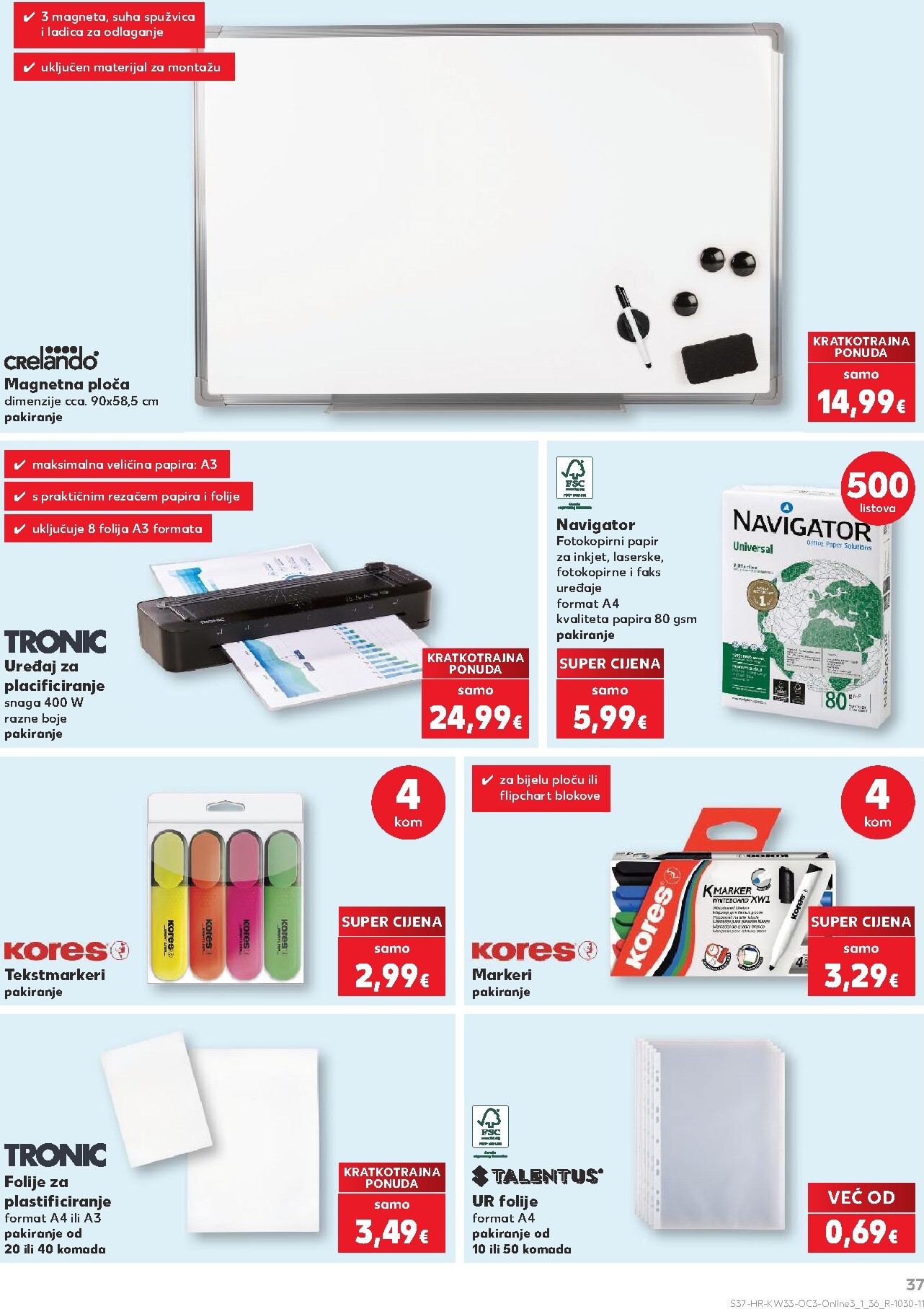 kaufland - Aktualni katalog Kaufland - Počinje škola od ponedjeljka, 10.08.2026 do nedjelje, 13.09.2026 - page: 37
