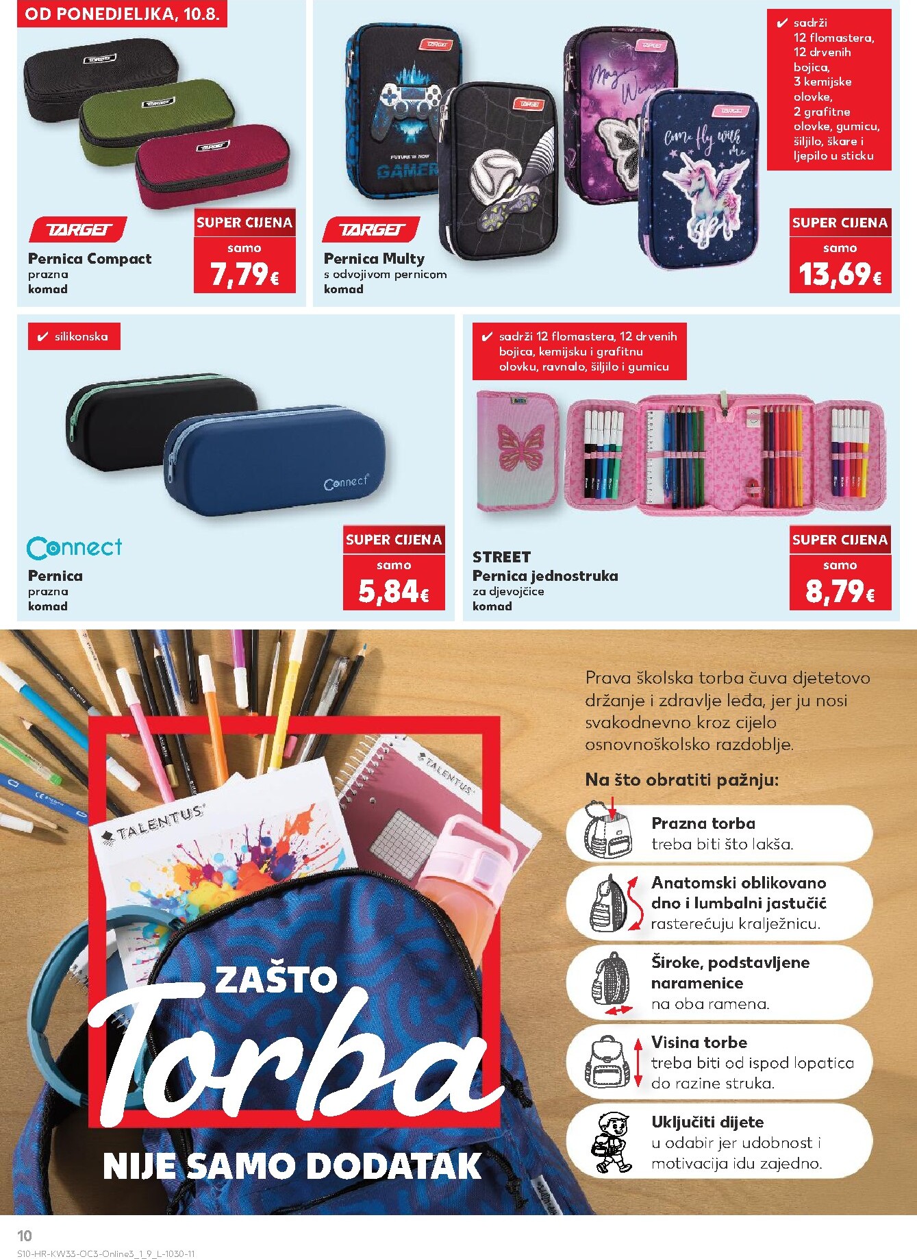 kaufland - Aktualni katalog Kaufland - Počinje škola od ponedjeljka, 10.08.2026 do nedjelje, 13.09.2026 - page: 10
