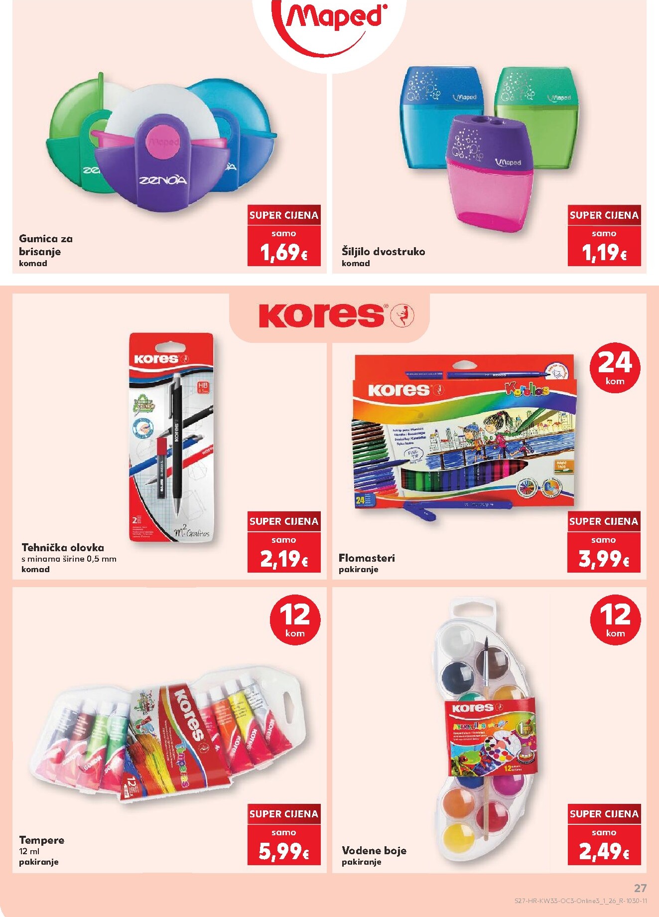 kaufland - Aktualni katalog Kaufland - Počinje škola od ponedjeljka, 10.08.2026 do nedjelje, 13.09.2026 - page: 27