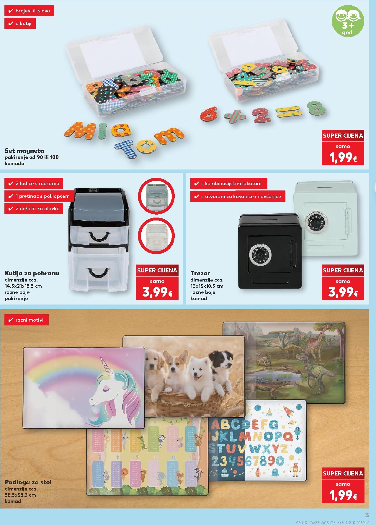 kaufland - Aktualni katalog Kaufland - Počinje škola od ponedjeljka, 10.08.2026 do nedjelje, 13.09.2026 - page: 3