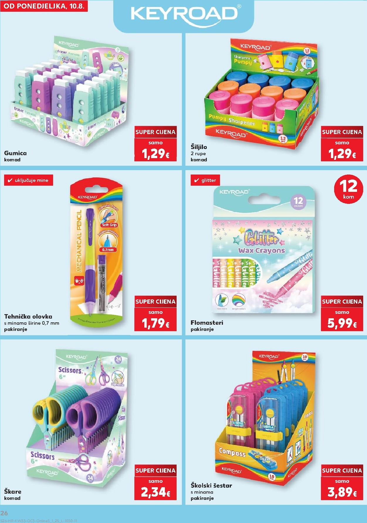 kaufland - Aktualni katalog Kaufland - Počinje škola od ponedjeljka, 10.08.2026 do nedjelje, 13.09.2026 - page: 26