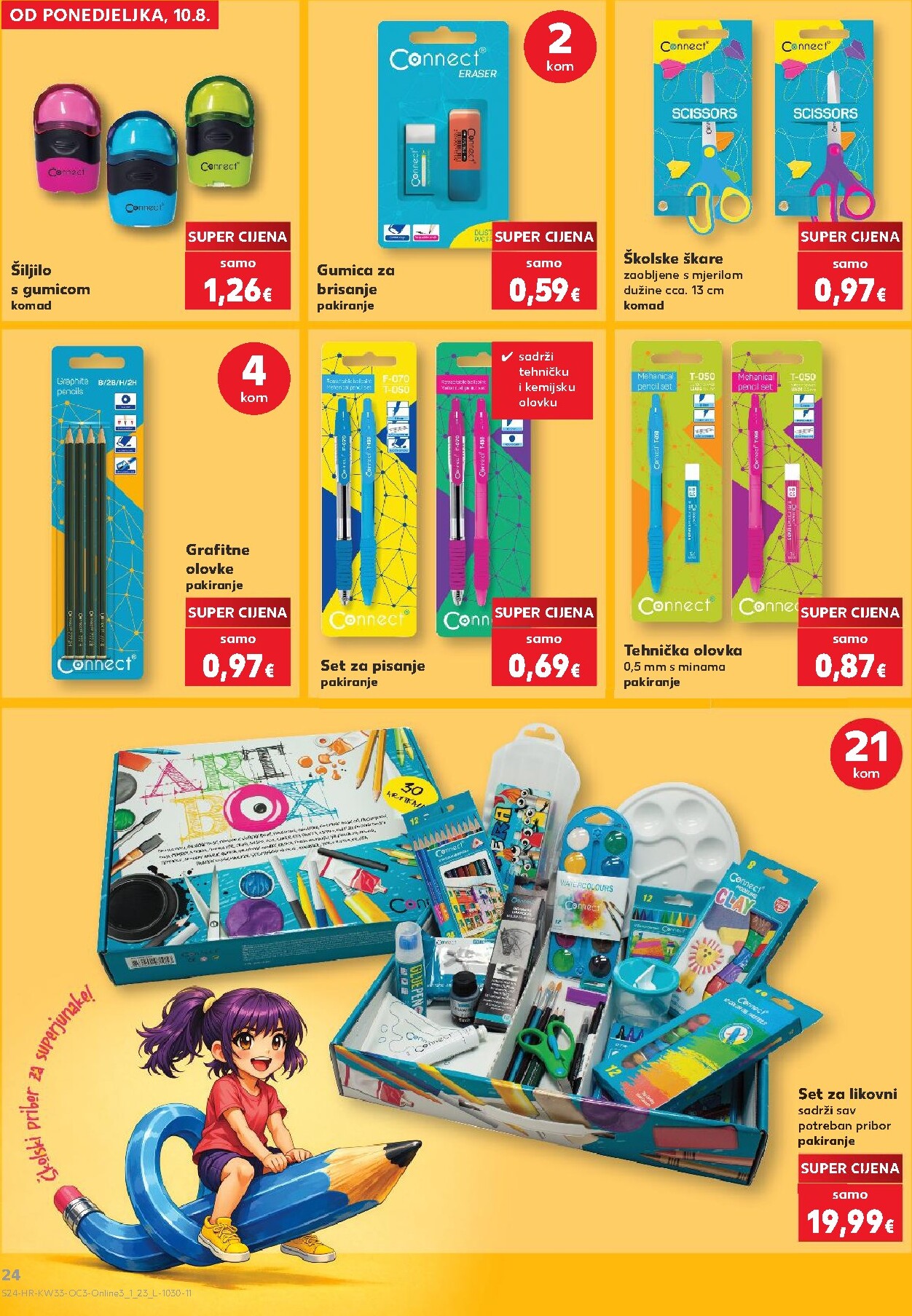 kaufland - Aktualni katalog Kaufland - Počinje škola od ponedjeljka, 10.08.2026 do nedjelje, 13.09.2026 - page: 24