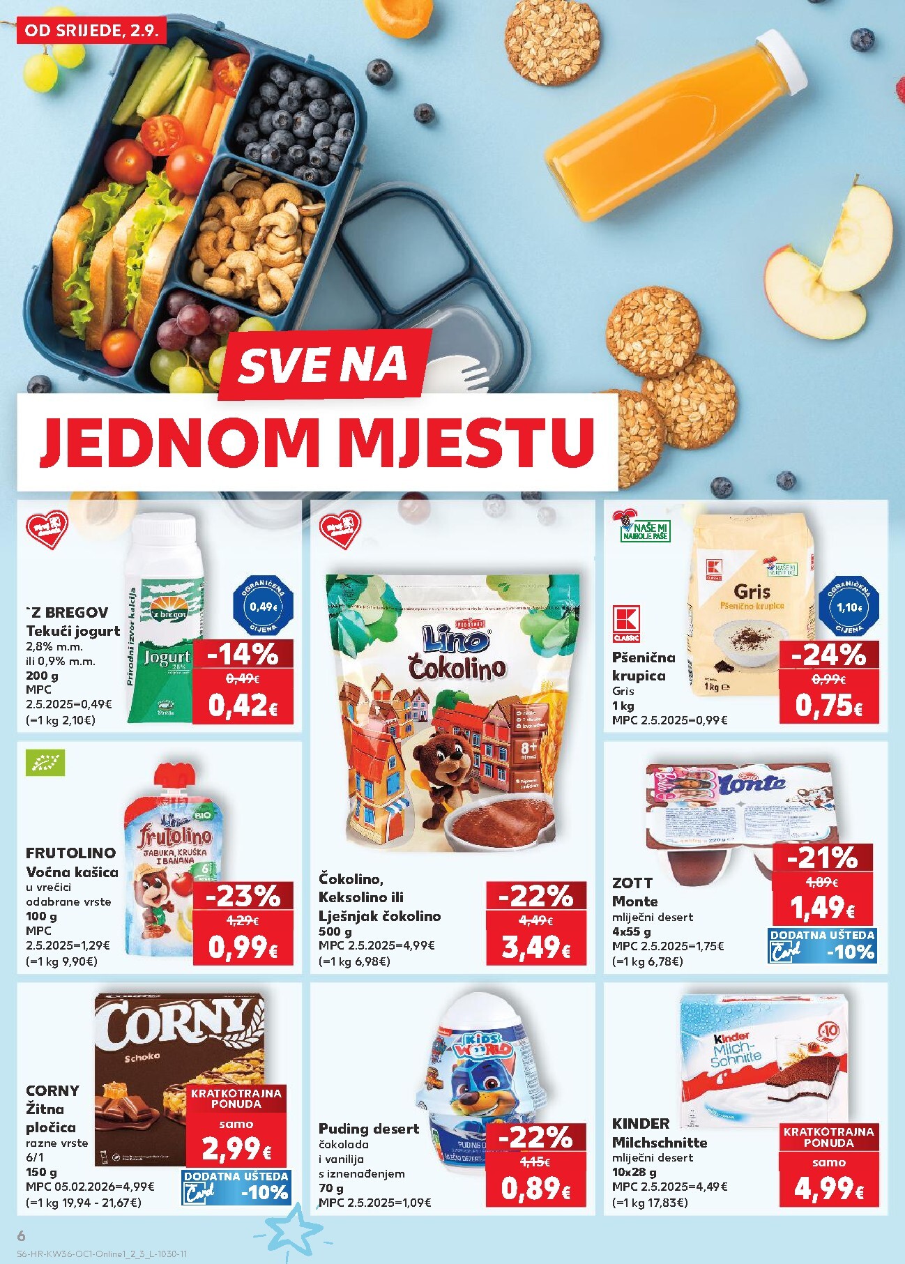 kaufland - Novi Kaufland - Ti si naš broj 1 katalog od srijede, 02.09.2026 do utorka, 08.09.2026 - page: 6