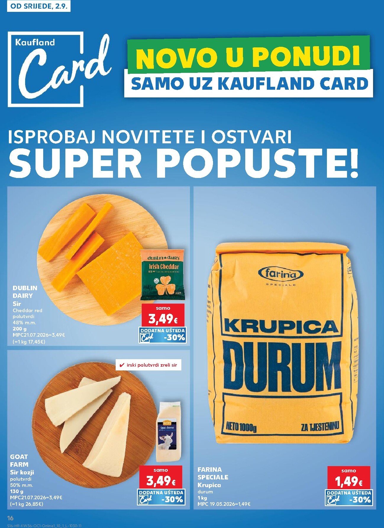kaufland - Novi Kaufland - Ti si naš broj 1 katalog od srijede, 02.09.2026 do utorka, 08.09.2026 - page: 16