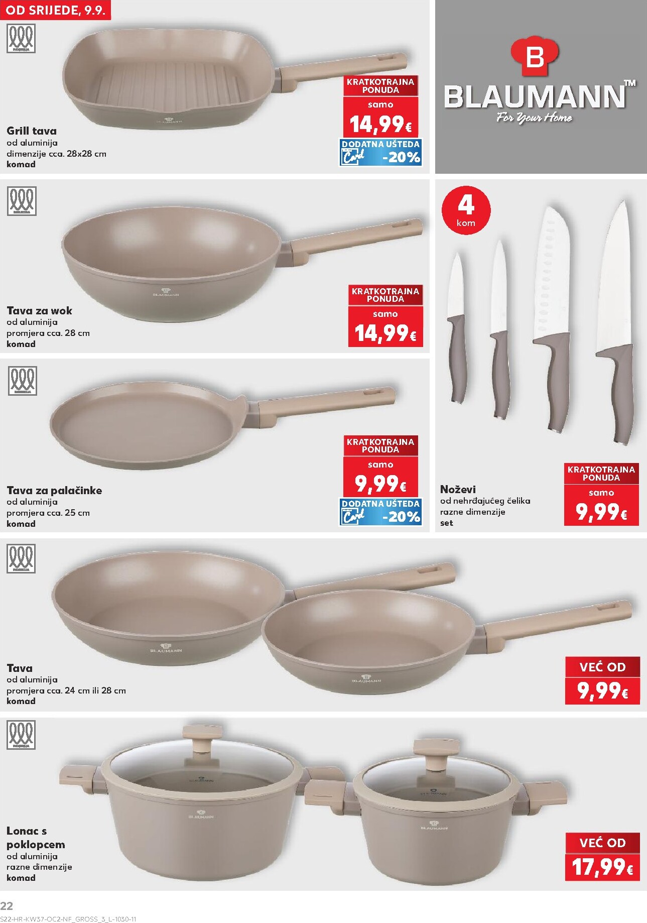 kaufland - Novi Kaufland - Neprehrambenih proizvoda katalog od srijede, 09.09.2026 do utorka, 15.09.2026 - page: 22