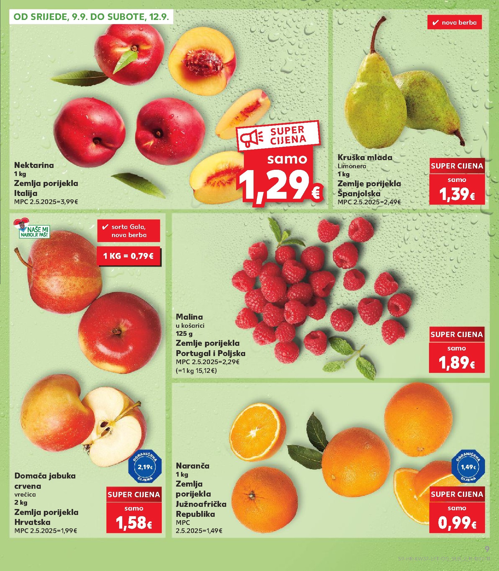 kaufland - Novi Kaufland katalog od srijede, 09.09.2026 do utorka, 15.09.2026 - page: 9