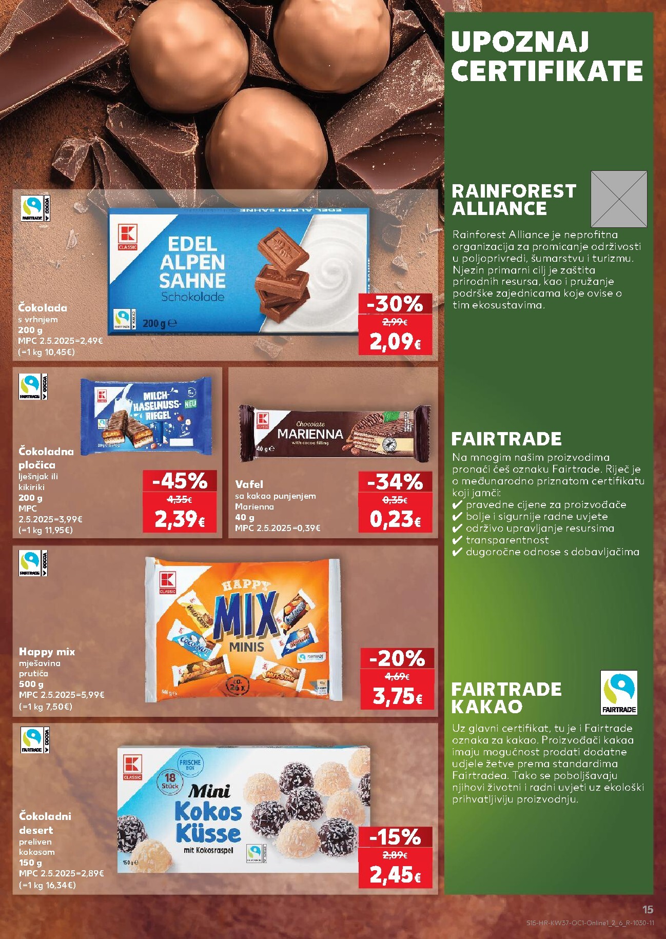 kaufland - Novi Kaufland - Ti si naš broj 1 katalog od srijede, 09.09.2026 do utorka, 15.09.2026 - page: 15