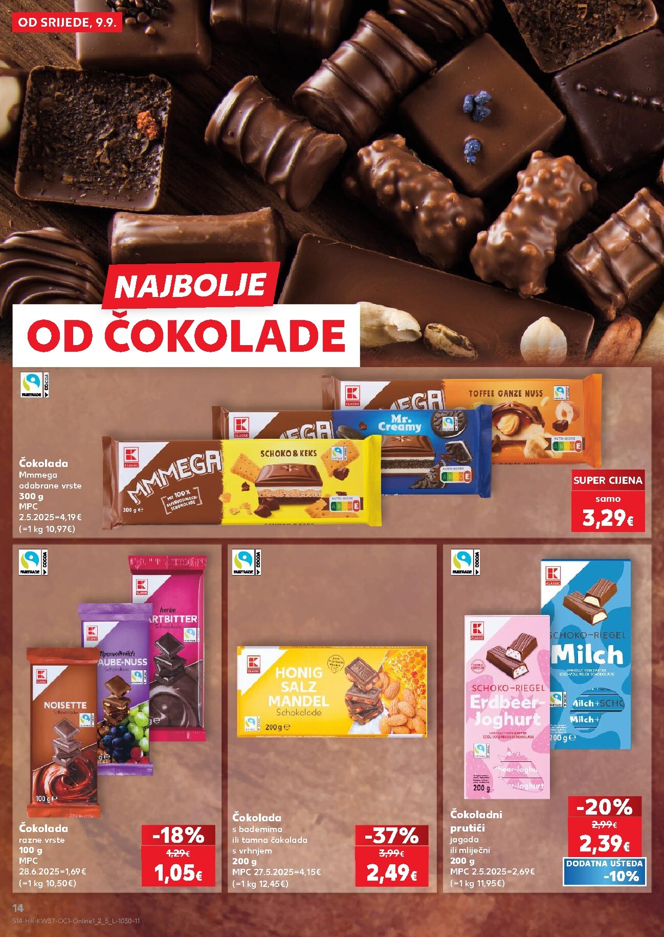 kaufland - Novi Kaufland - Ti si naš broj 1 katalog od srijede, 09.09.2026 do utorka, 15.09.2026 - page: 14