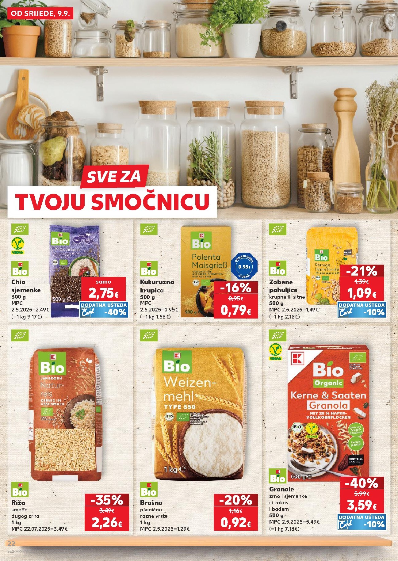 kaufland - Novi Kaufland - Ti si naš broj 1 katalog od srijede, 09.09.2026 do utorka, 15.09.2026 - page: 22