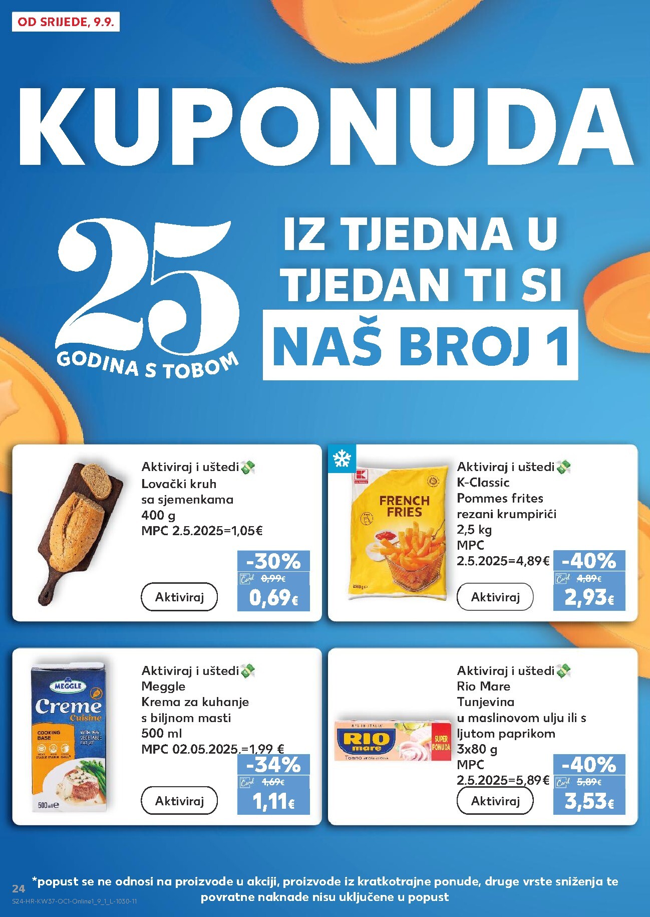 kaufland - Novi Kaufland - Ti si naš broj 1 katalog od srijede, 09.09.2026 do utorka, 15.09.2026 - page: 24