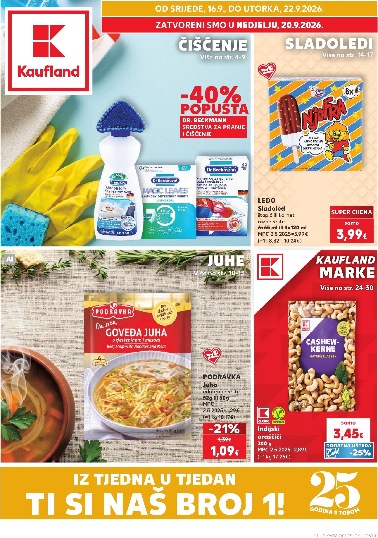 kaufland - Novi Kaufland katalog od srijede, 16.09.2026 do utorka, 22.09.2026