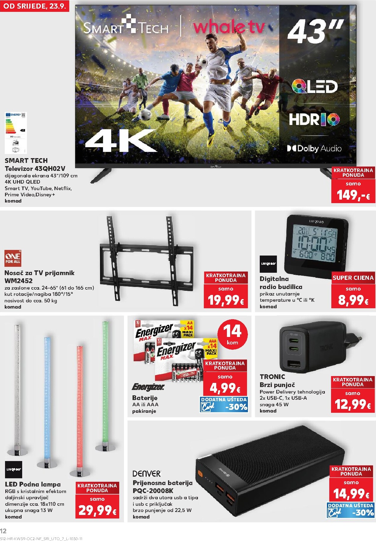 kaufland - Novi Kaufland katalog od srijede, 23.09.2026 do utorka, 29.09.2026 - page: 12
