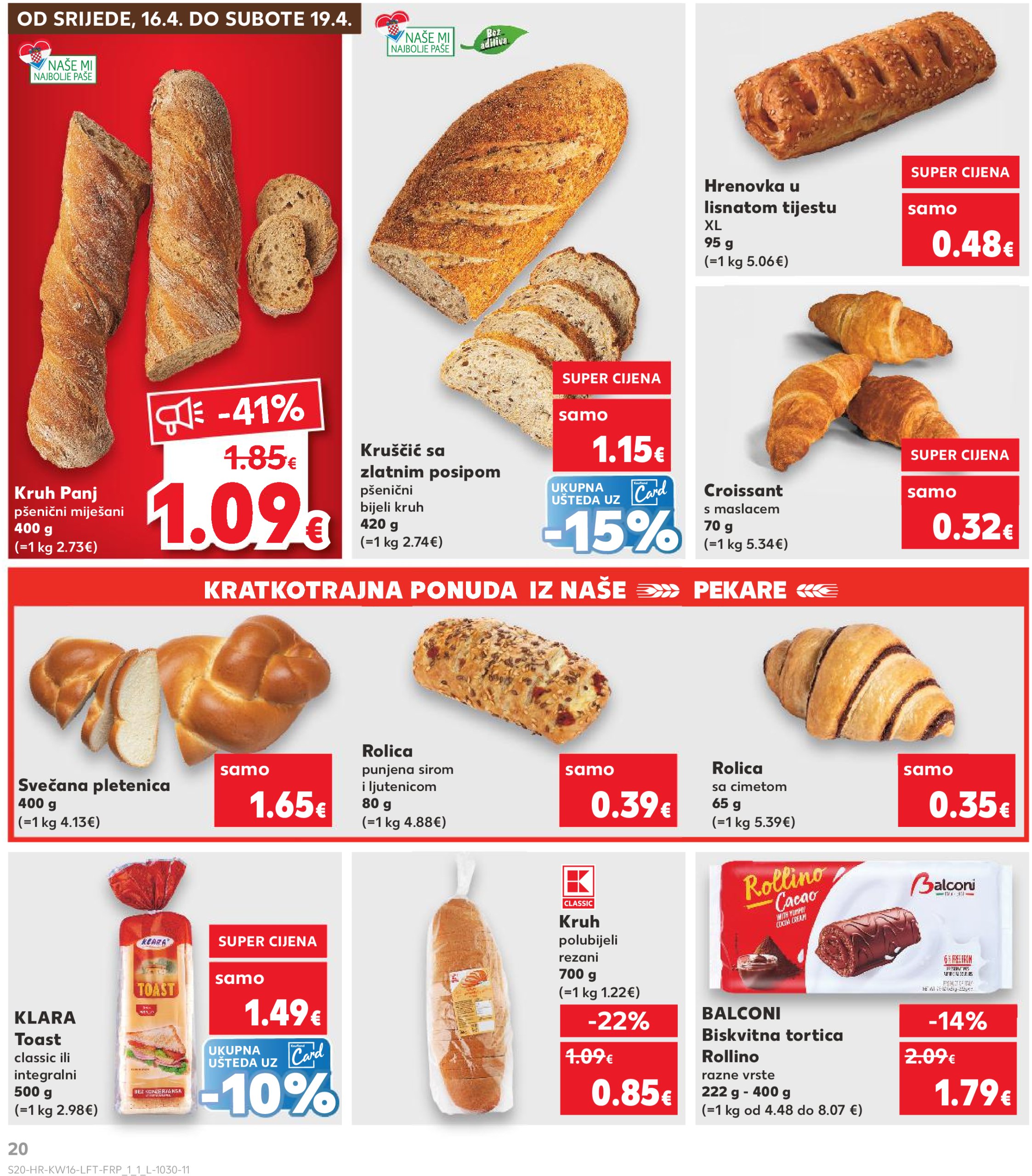 kaufland - Kaufland katalog vrijedi od 16.04. do 22.04. - page: 20 kaufland - Kaufland katalog vrijedi od 16.04. do 22.04. - page: 20