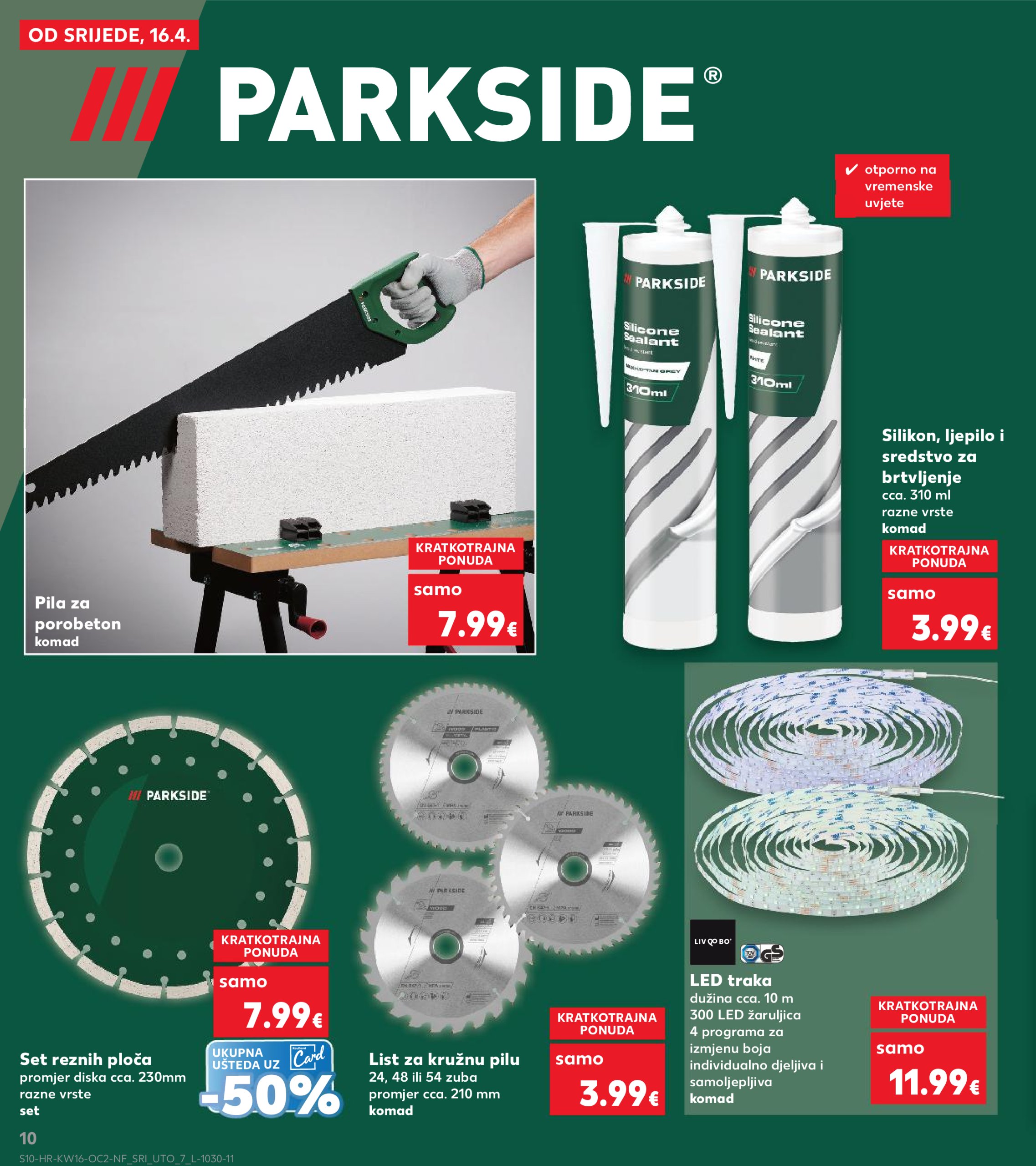 kaufland - Kaufland - Neprehrambeni letak katalog vrijedi od 16.04. do 22.04. - page: 10