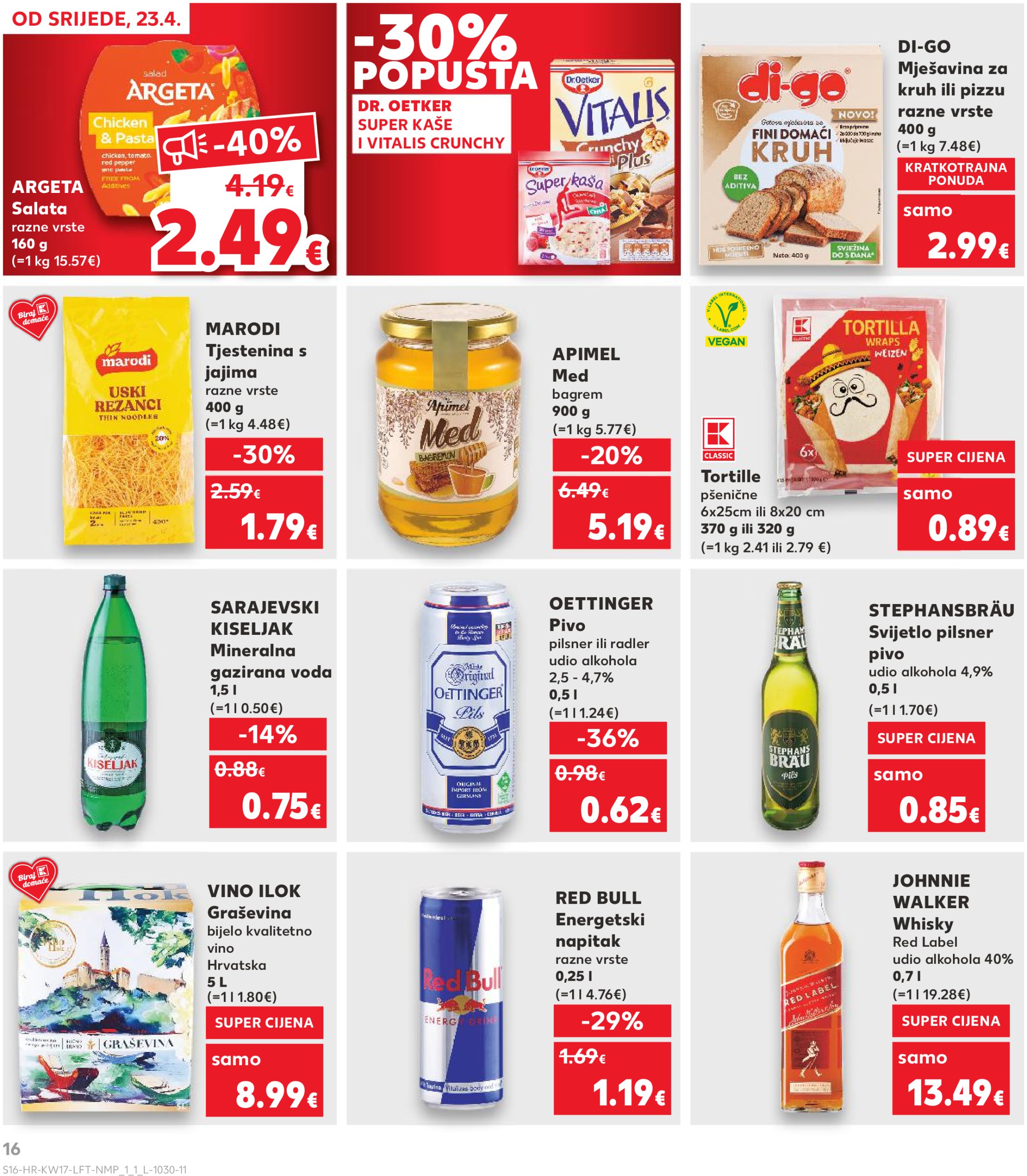 kaufland - Kaufland katalog vrijedi od 23.04. do 29.04. - page: 16