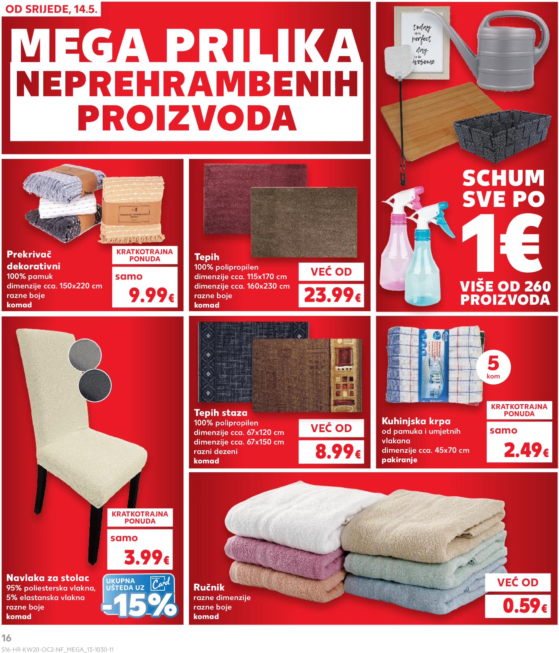 kaufland - Prelistajte ovaj Kaufland - Neprehrambenih proizvoda katalog, vrijedi od 14.05. do 20.05. - page: 16