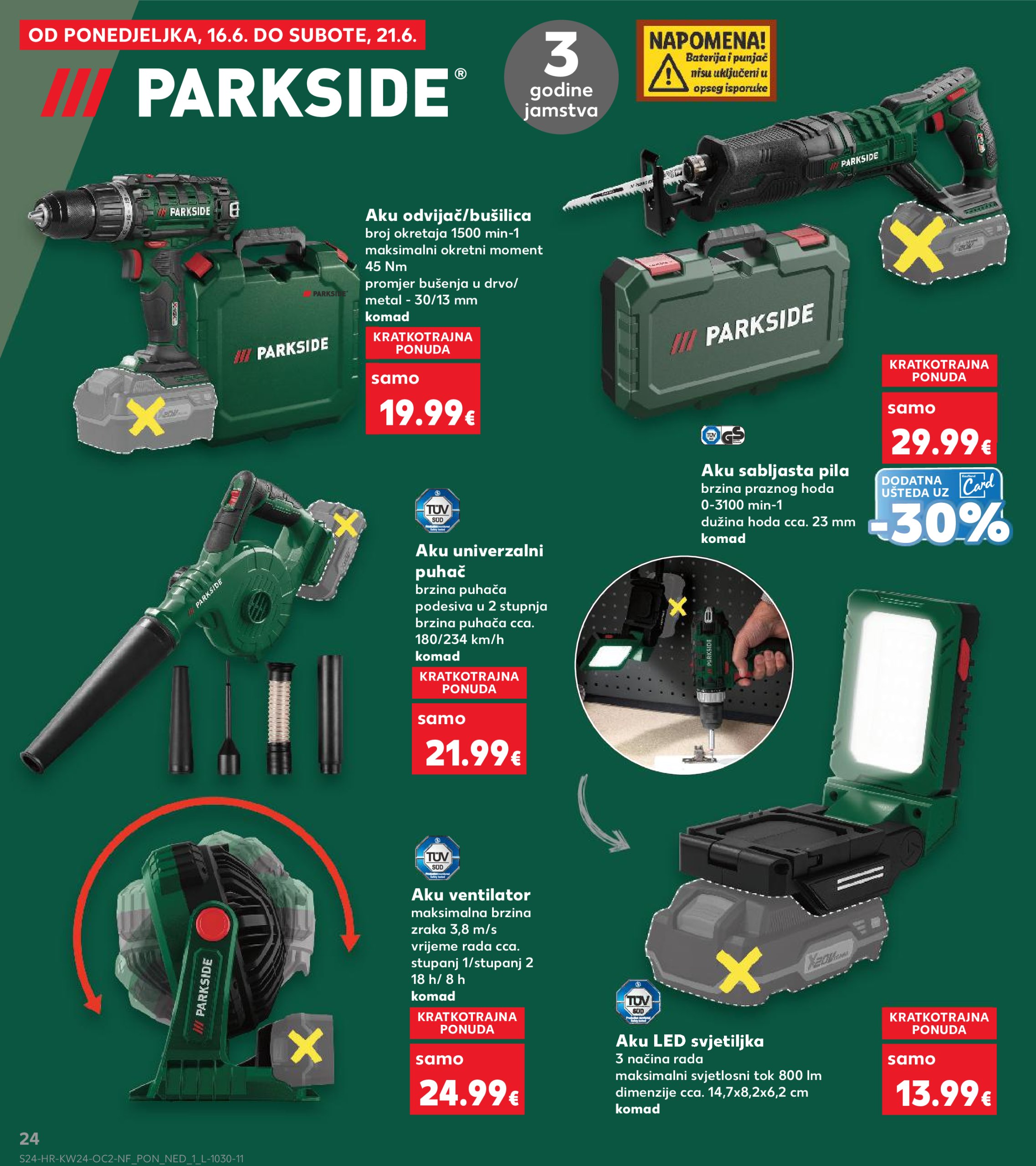 kaufland - Prelistajte katalog Kaufland - Neprehrambenih proizvoda, vrijedi od 11.06. do 17.06. - page: 24
