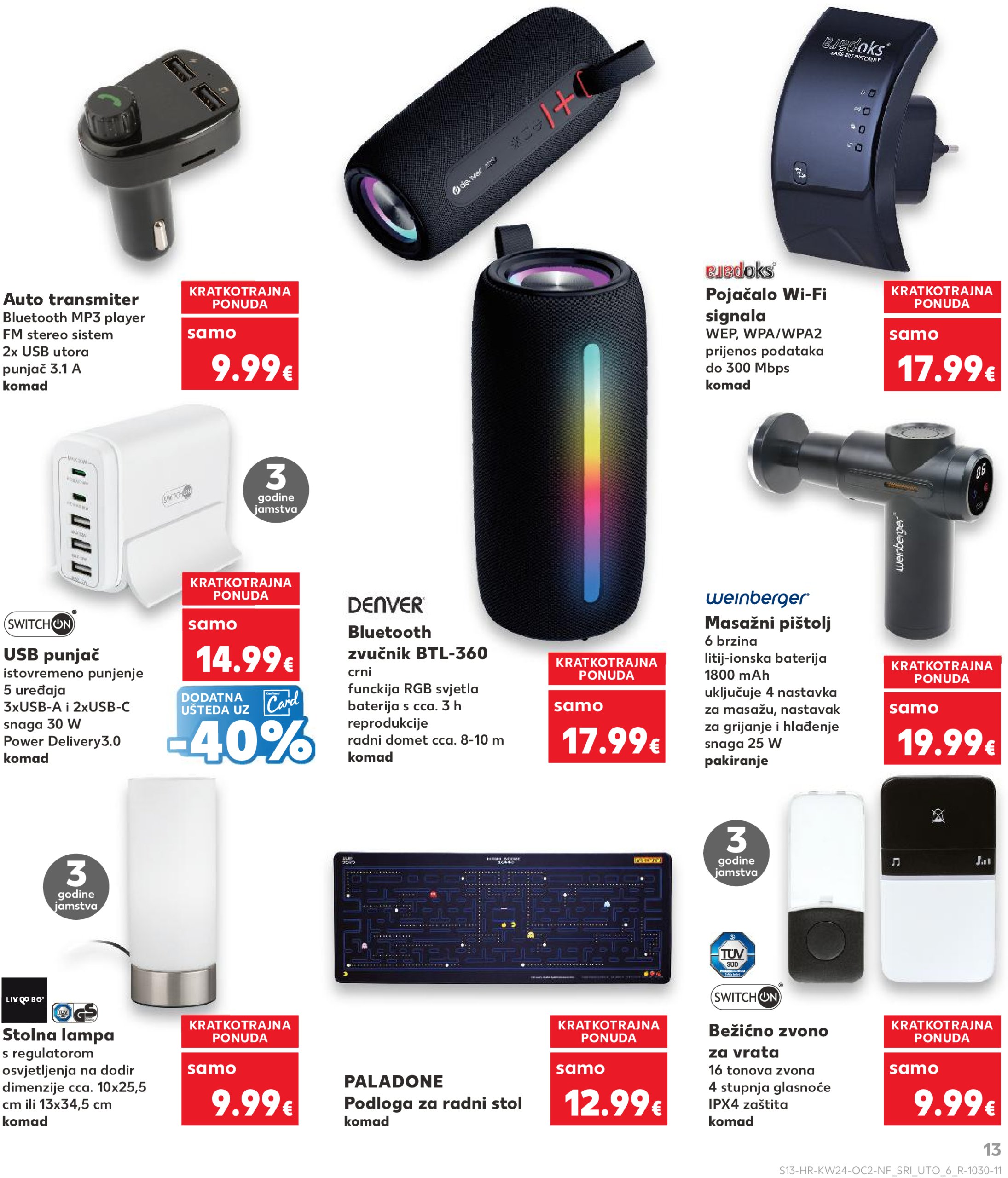 kaufland - Prelistajte katalog Kaufland - Neprehrambenih proizvoda, vrijedi od 11.06. do 17.06. - page: 13