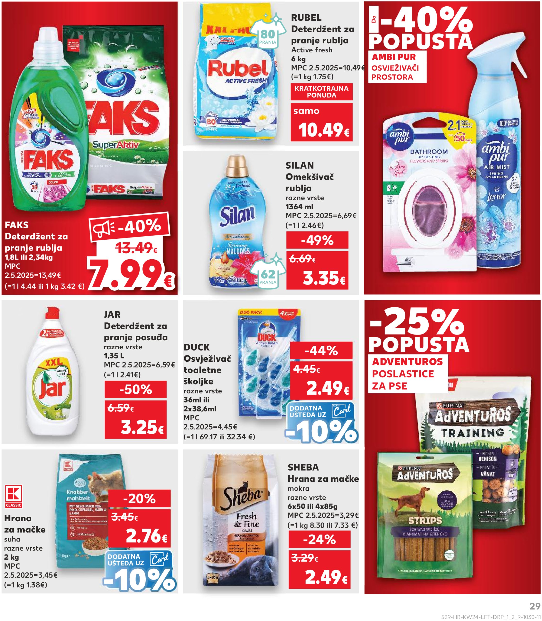 kaufland - Prelistajte katalog Kaufland, vrijedi od 11.06. do 17.06. - page: 29 kaufland - Prelistajte katalog Kaufland, vrijedi od 11.06. do 17.06. - page: 29