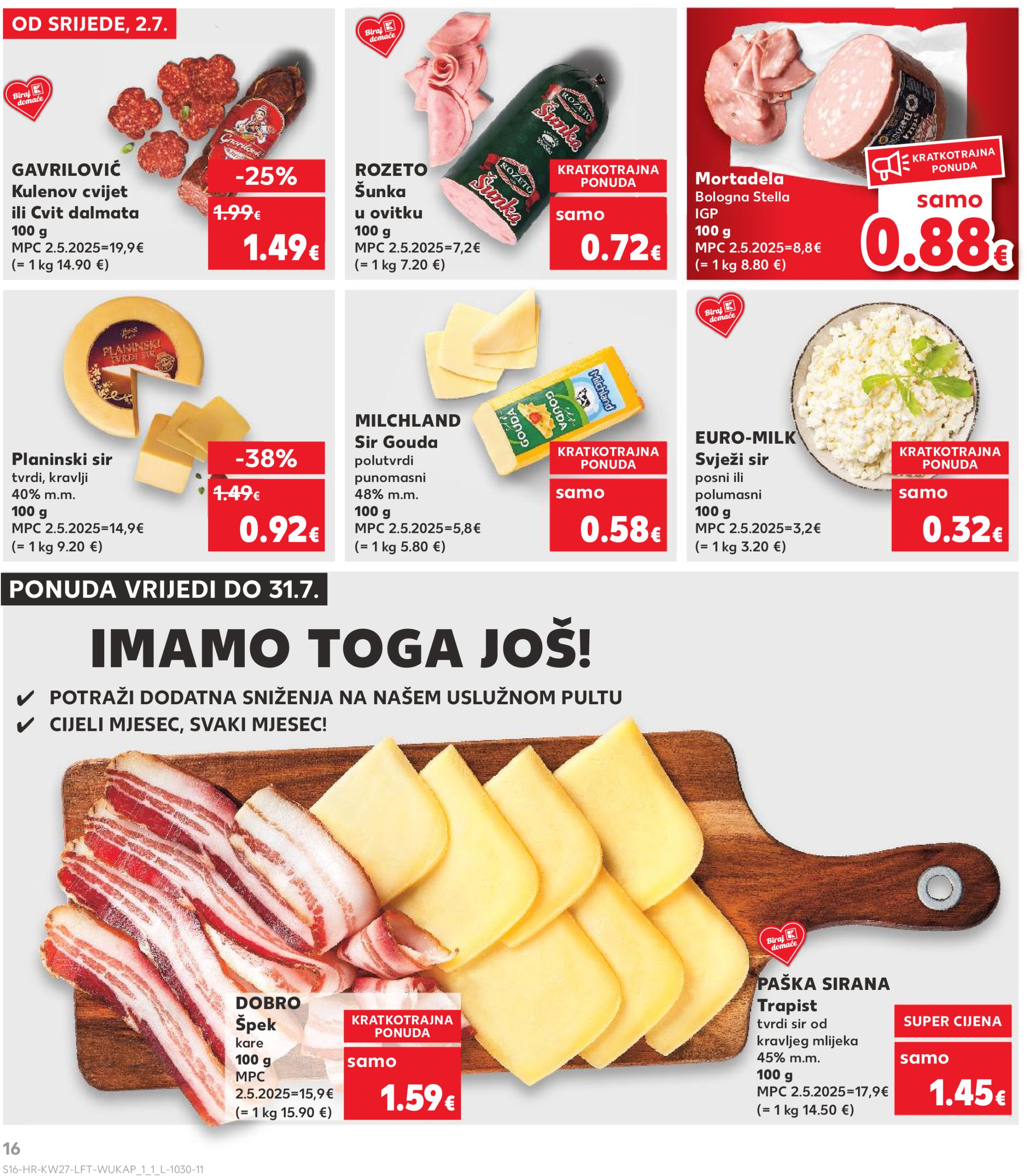 kaufland - Prelistajte katalog Kaufland, vrijedi od 02.07. do 08.07. - page: 16