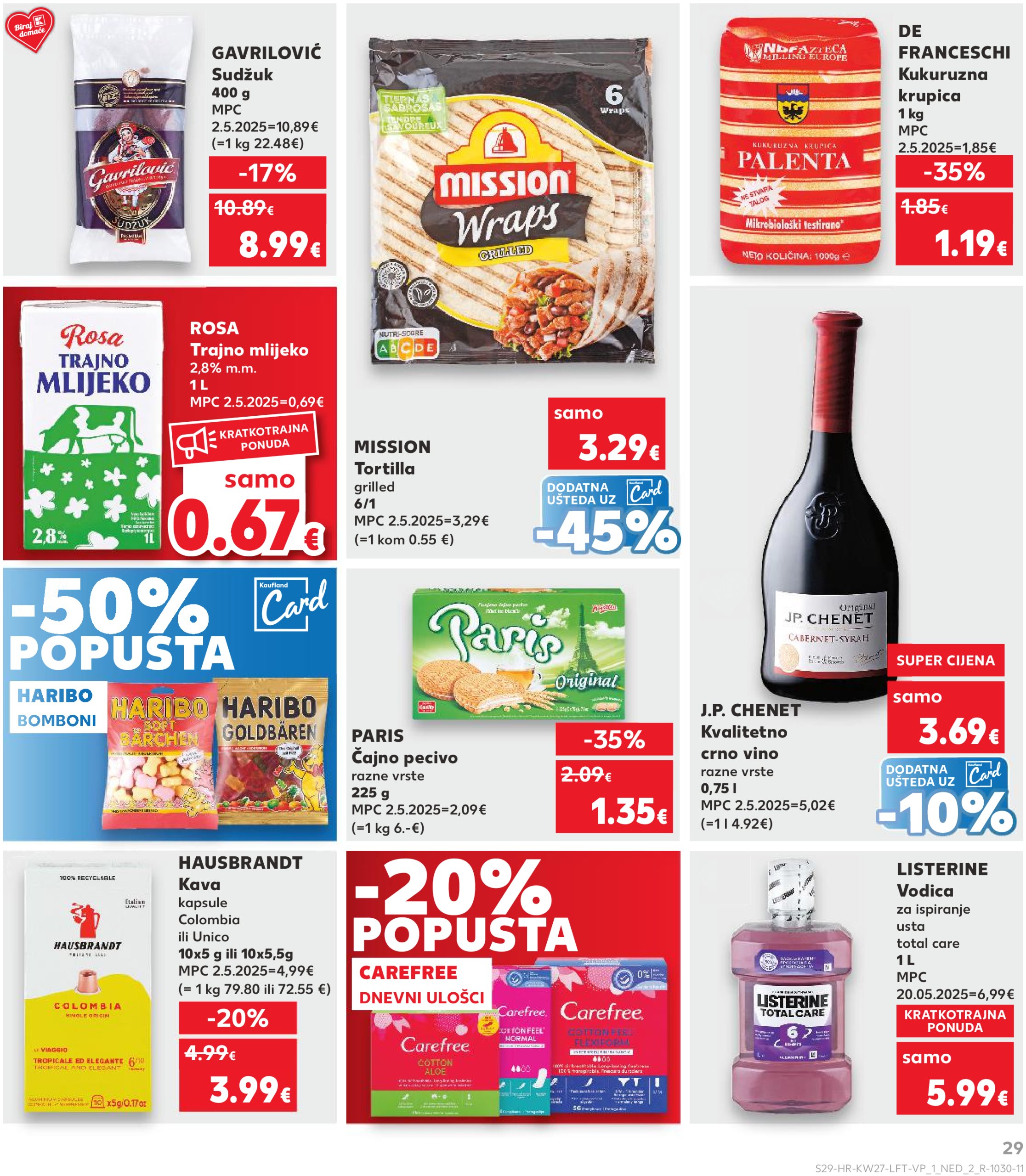 kaufland - Prelistajte katalog Kaufland, vrijedi od 02.07. do 08.07. - page: 29