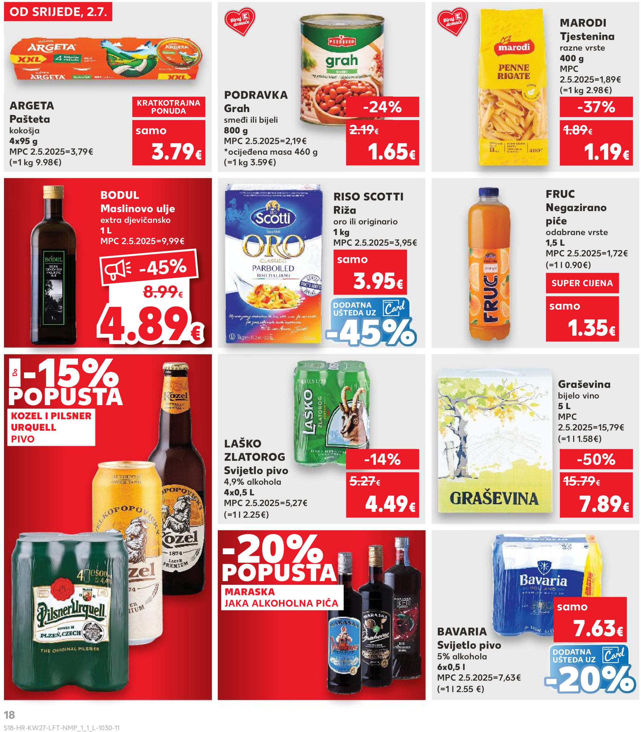 kaufland - Prelistajte katalog Kaufland, vrijedi od 02.07. do 08.07. - page: 18