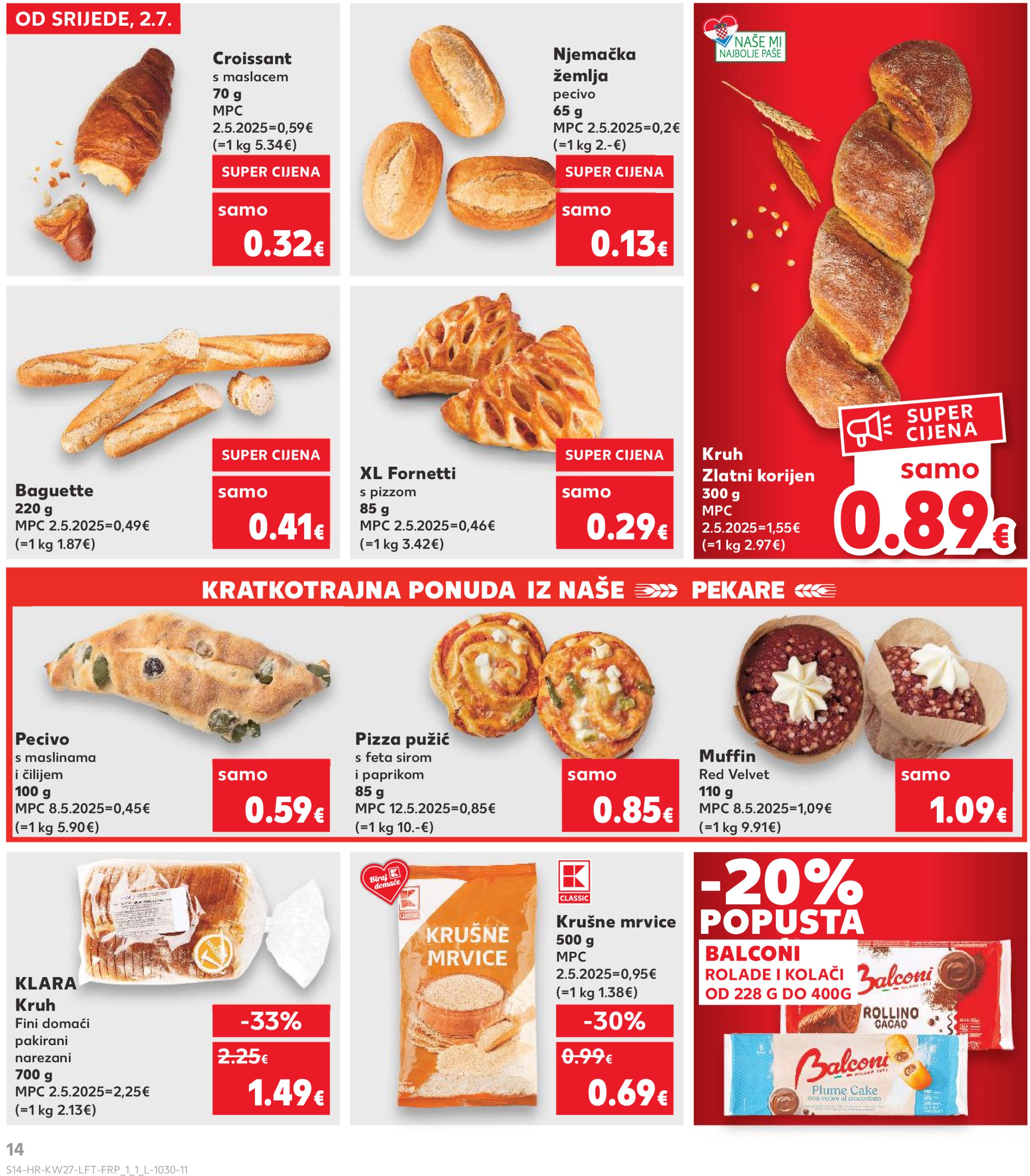 kaufland - Prelistajte katalog Kaufland, vrijedi od 02.07. do 08.07. - page: 14