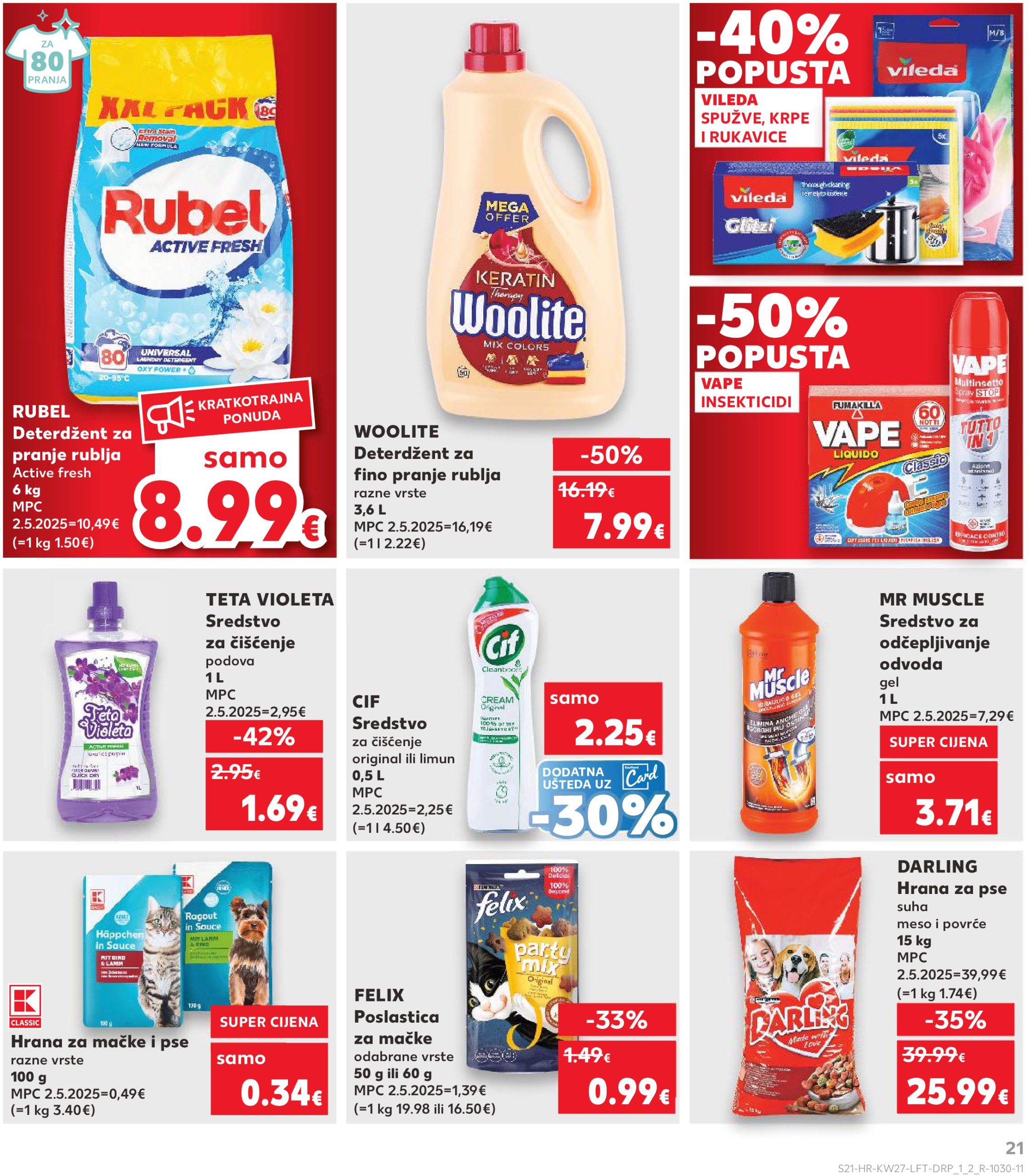 kaufland - Prelistajte katalog Kaufland, vrijedi od 02.07. do 08.07. - page: 21
