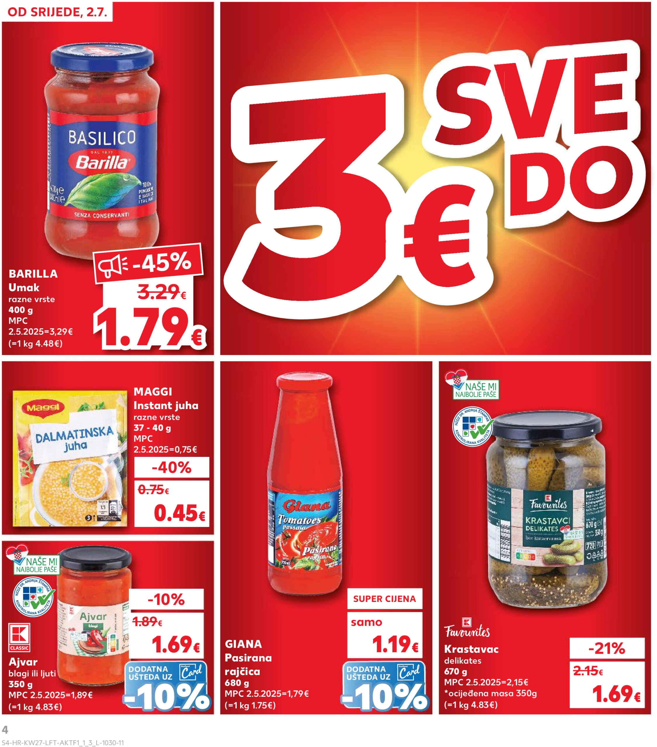 kaufland - Prelistajte katalog Kaufland, vrijedi od 02.07. do 08.07. - page: 4