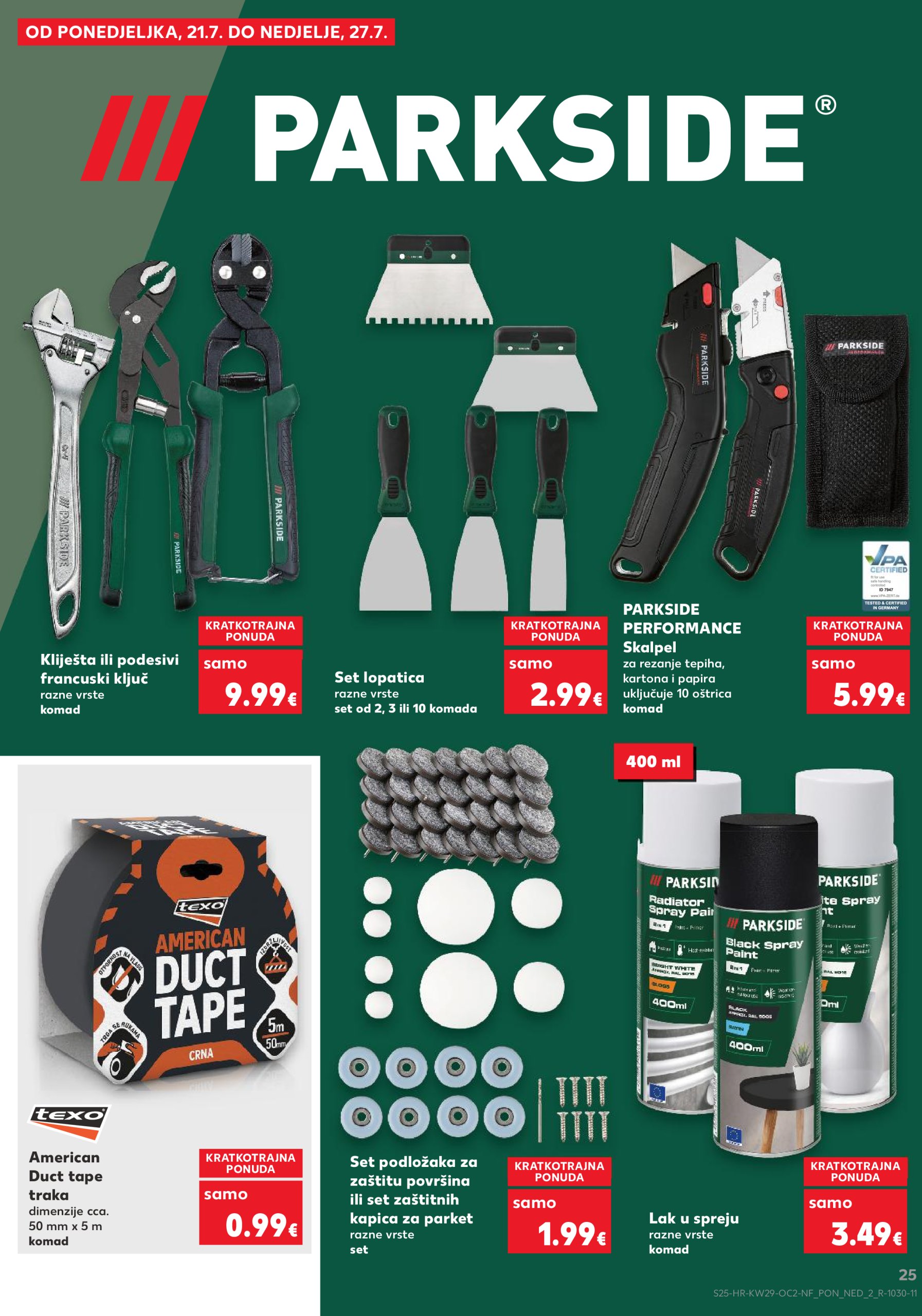 kaufland - Prelistajte katalog Kaufland - Neprehrambenih proizvoda, vrijedi od 16.07. do 22.07. - page: 25