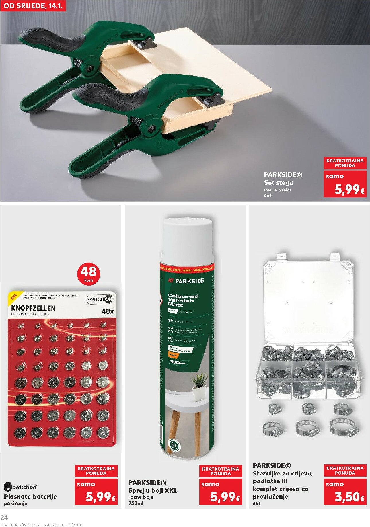 kaufland - Prelistajte katalog Kaufland - Neprehrambenih proizvoda, vrijedi od 14.01. do 20.01. - page: 24