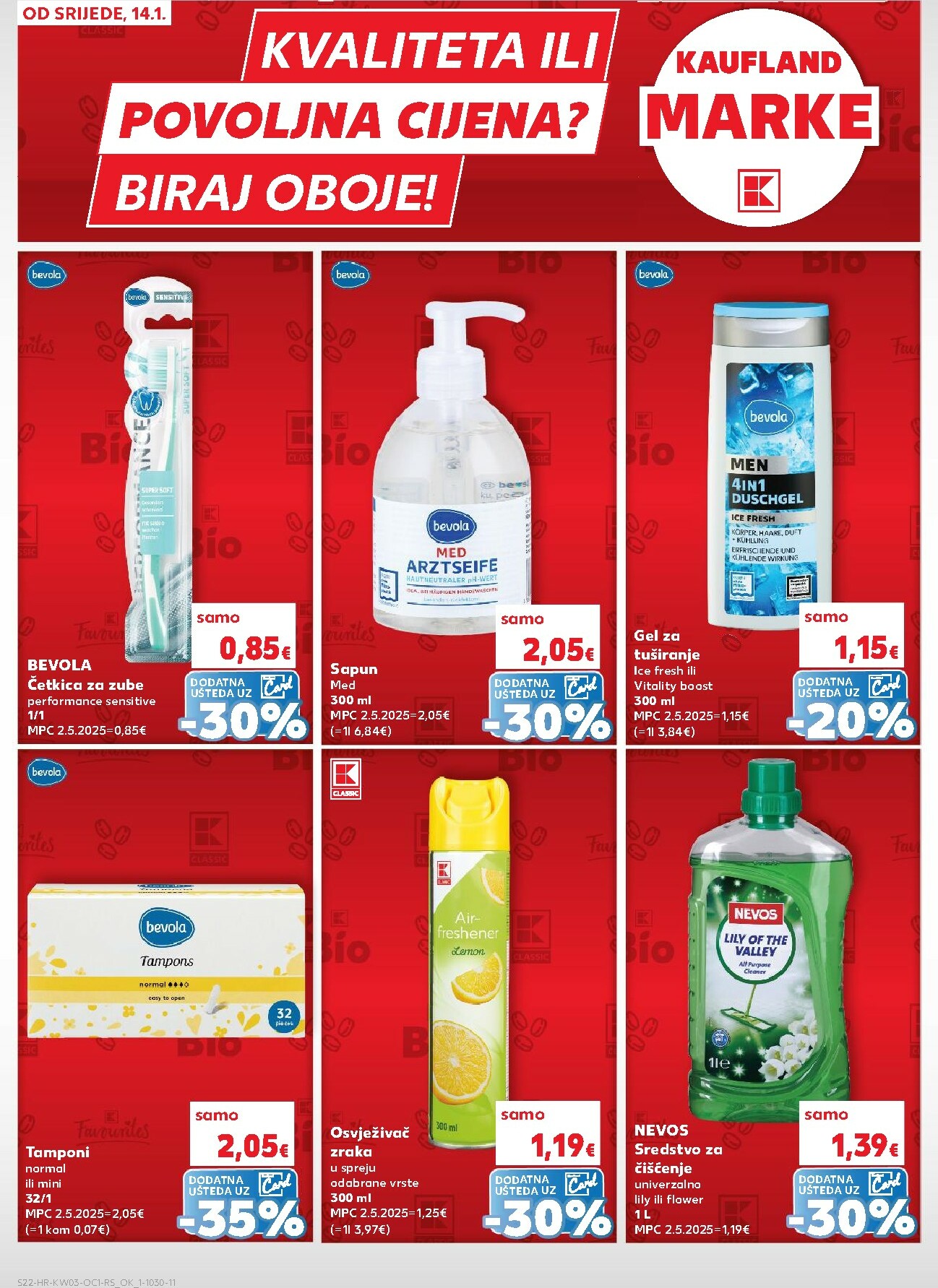 kaufland - Prelistajte katalog Kaufland - Želiš još bogatiju ponudu, vrijedi od 14.01. do 20.01. - page: 22
