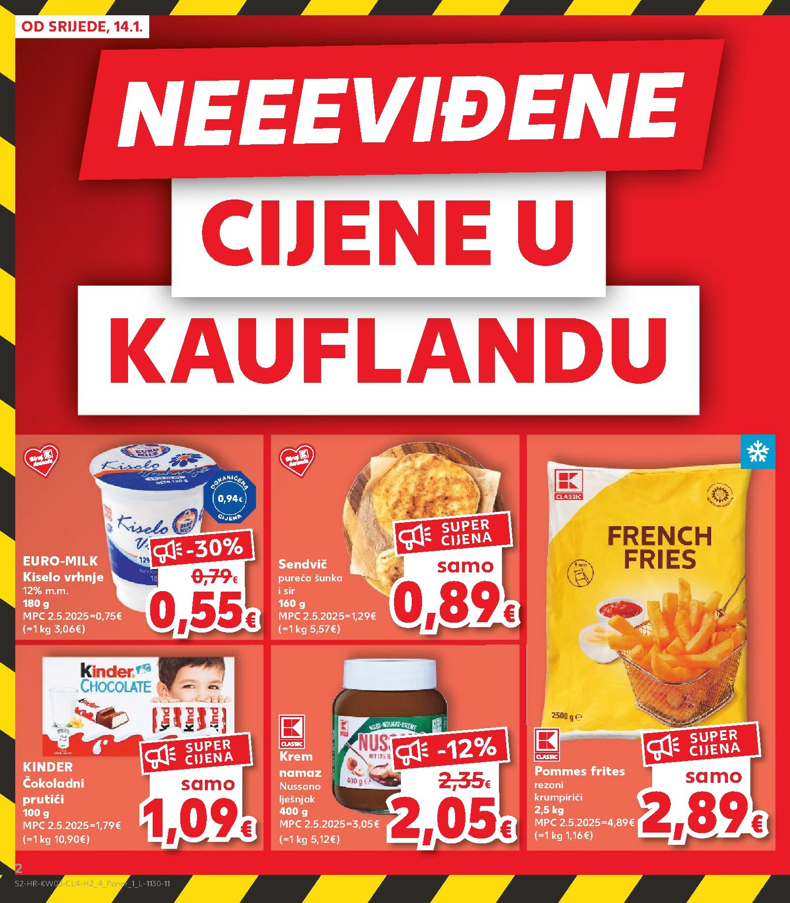 kaufland - Prelistajte katalog Kaufland - Cijene, vrijedi od 14.01. do 20.01. - page: 2