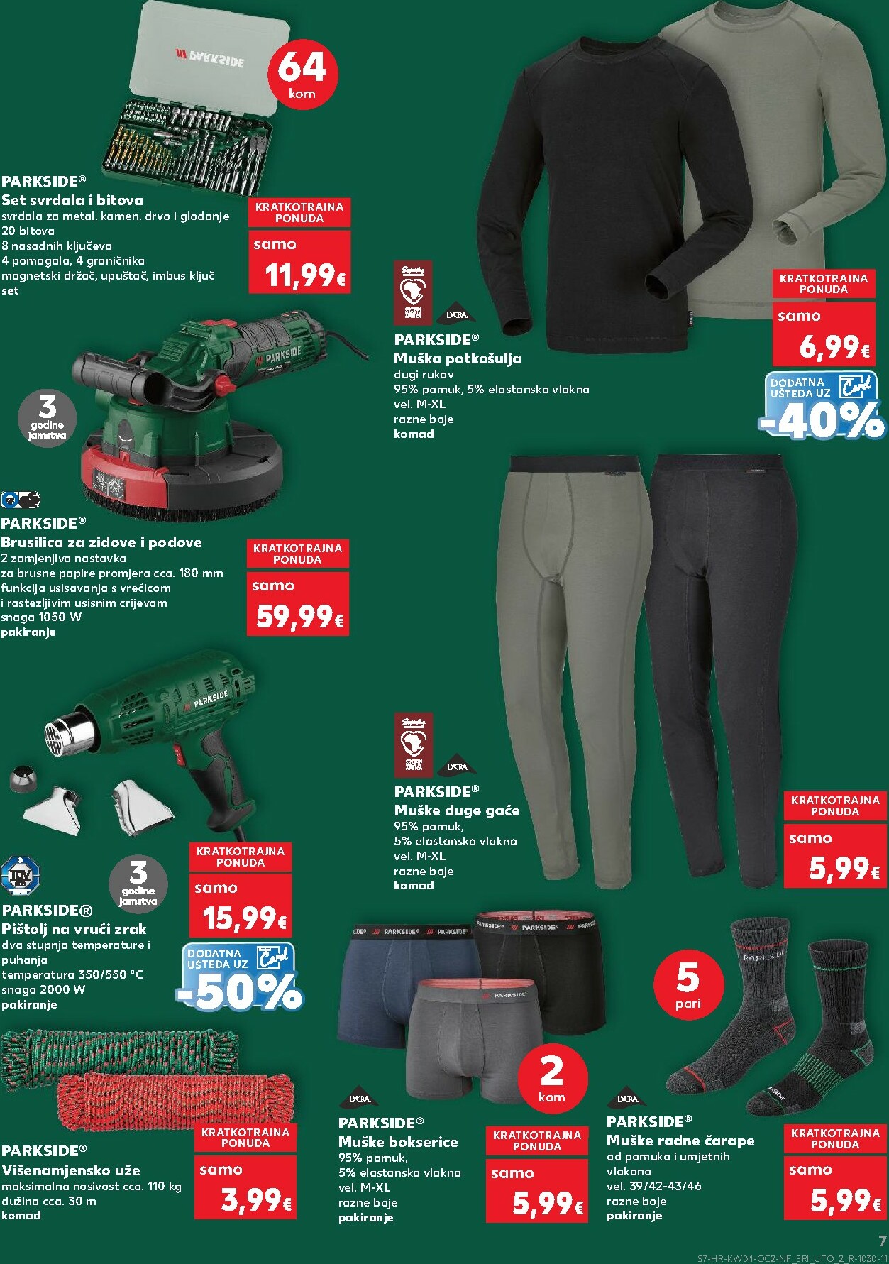 kaufland - Prelistajte katalog Kaufland - Neprehrambenih proizvoda, vrijedi od 21.01. do 27.01. - page: 7