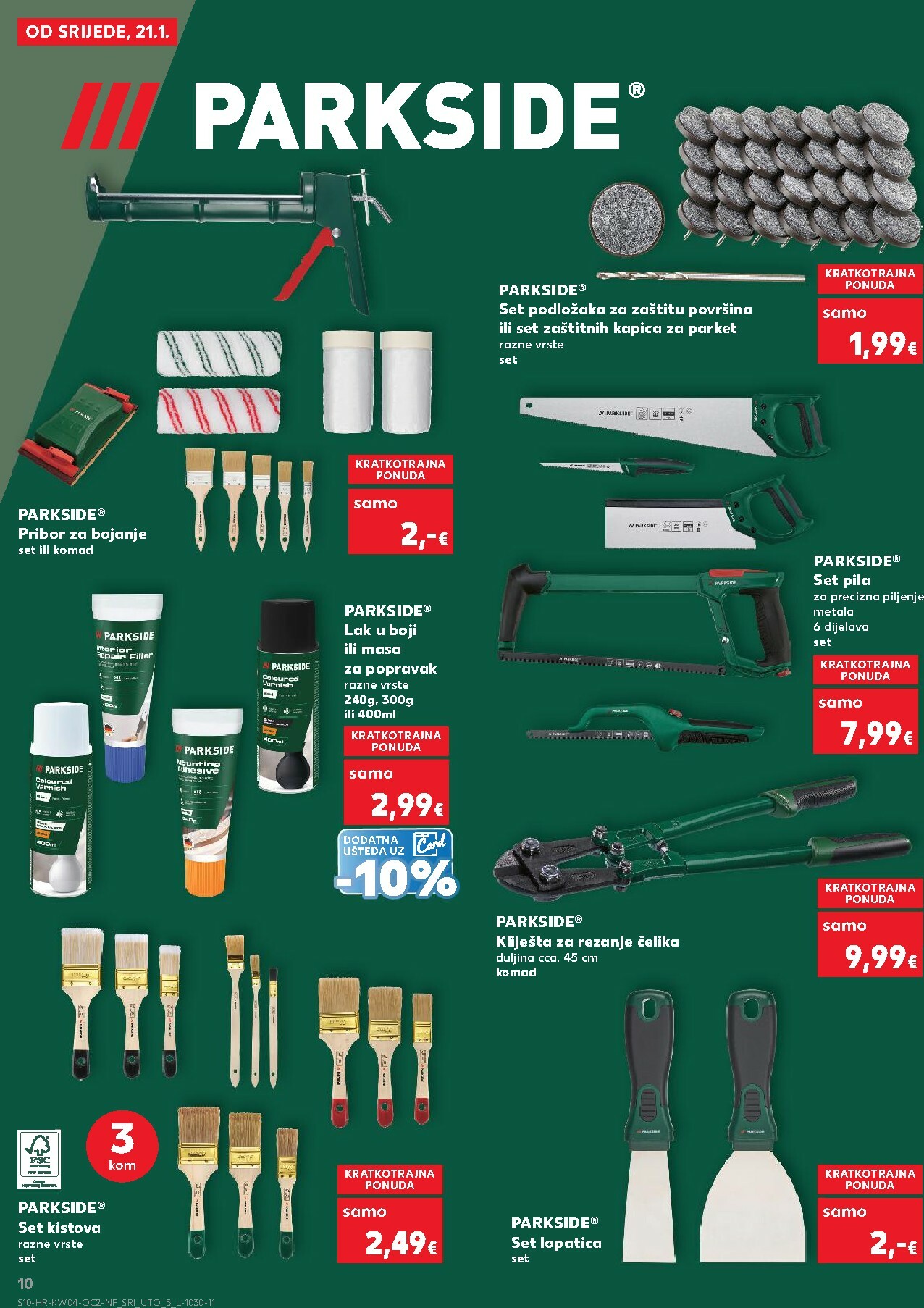 kaufland - Prelistajte katalog Kaufland - Neprehrambenih proizvoda, vrijedi od 21.01. do 27.01. - page: 10