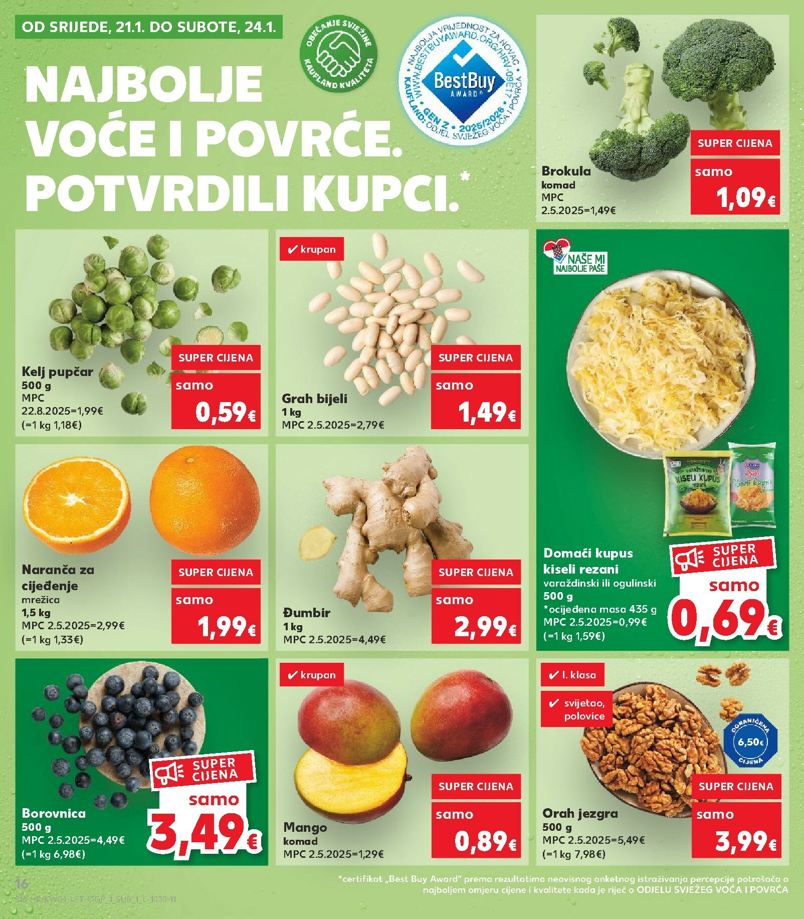 kaufland - Prelistajte katalog Kaufland, vrijedi od 21.01. do 27.01. - page: 16