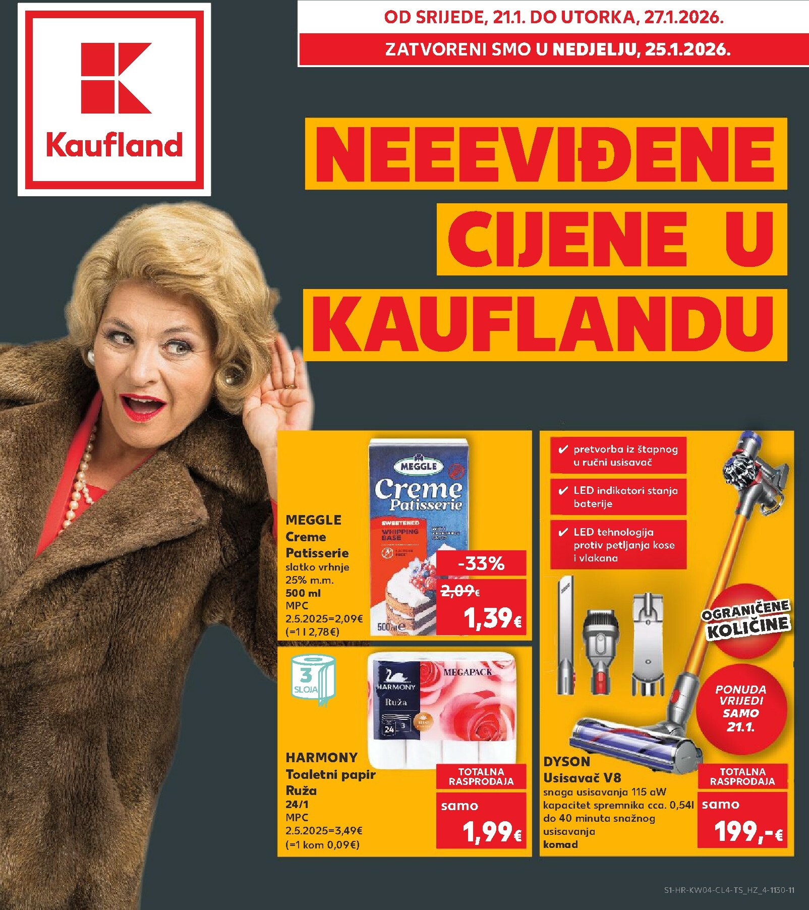 kaufland - Prelistajte katalog Kaufland - Cijene, vrijedi od 21.01. do 27.01.